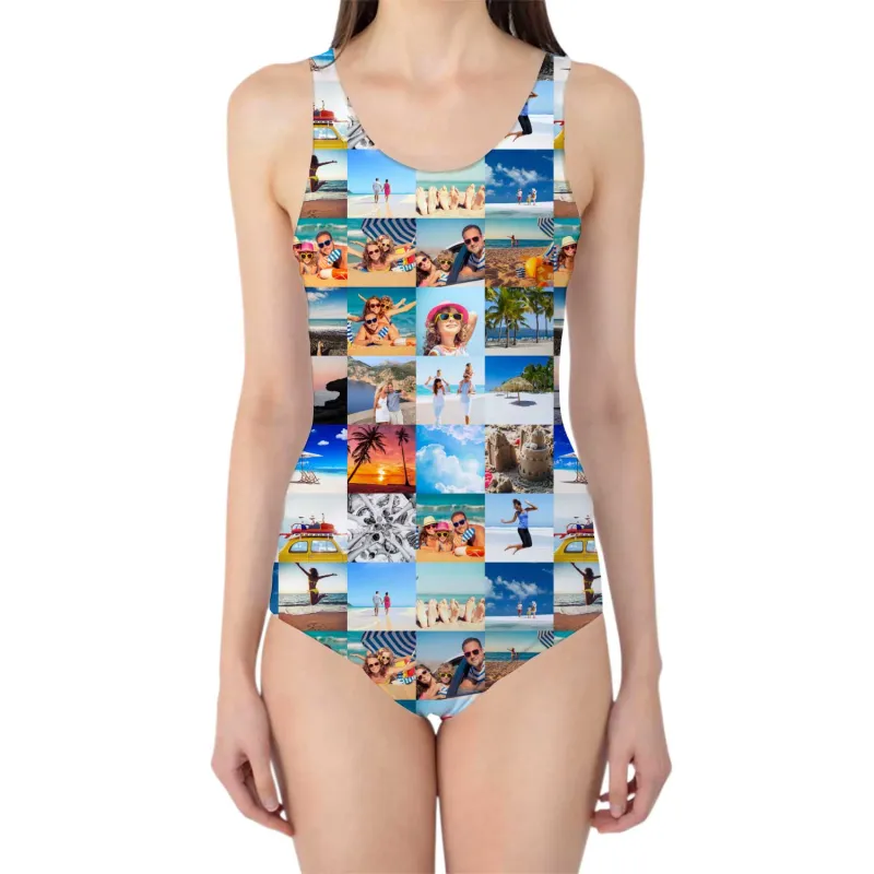 Photo Collage Personalised Swimsuit sold by Super Socks