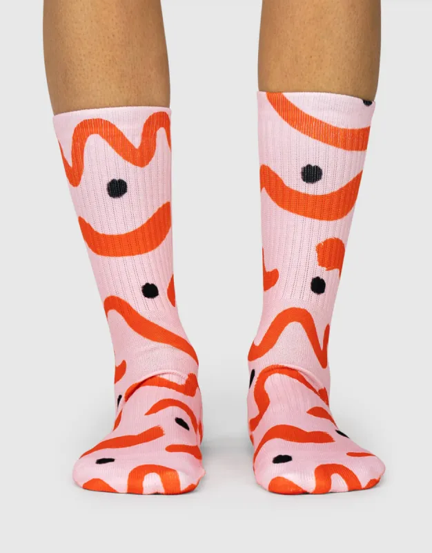 Paint Squiggle Socks sold by Super Socks