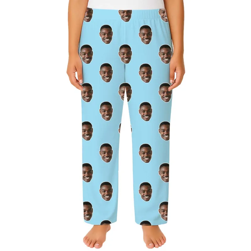 Your Face Women's Personalised PJ Bottoms sold by Super Socks