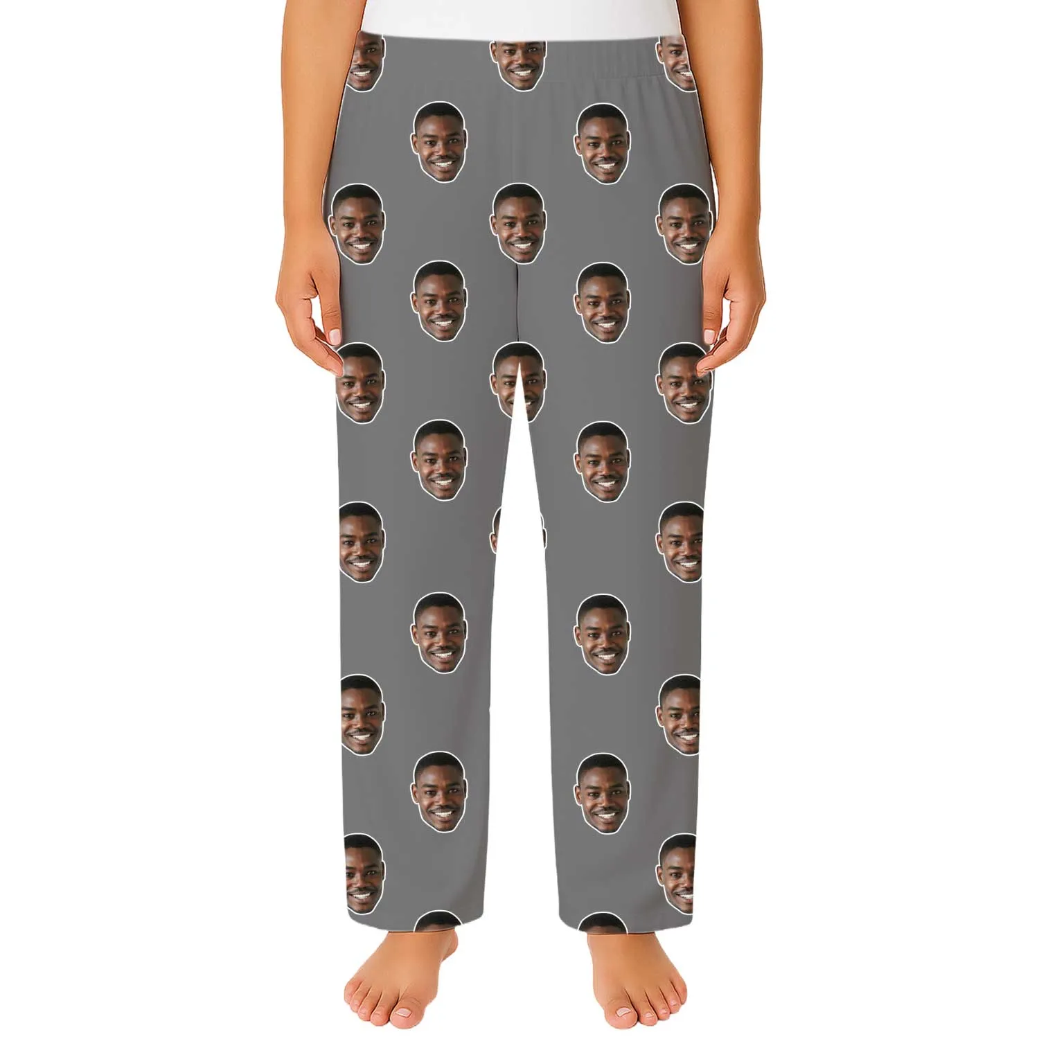 Your Face Women's Personalised PJ Bottoms sold by Super Socks product image thumbnail 4