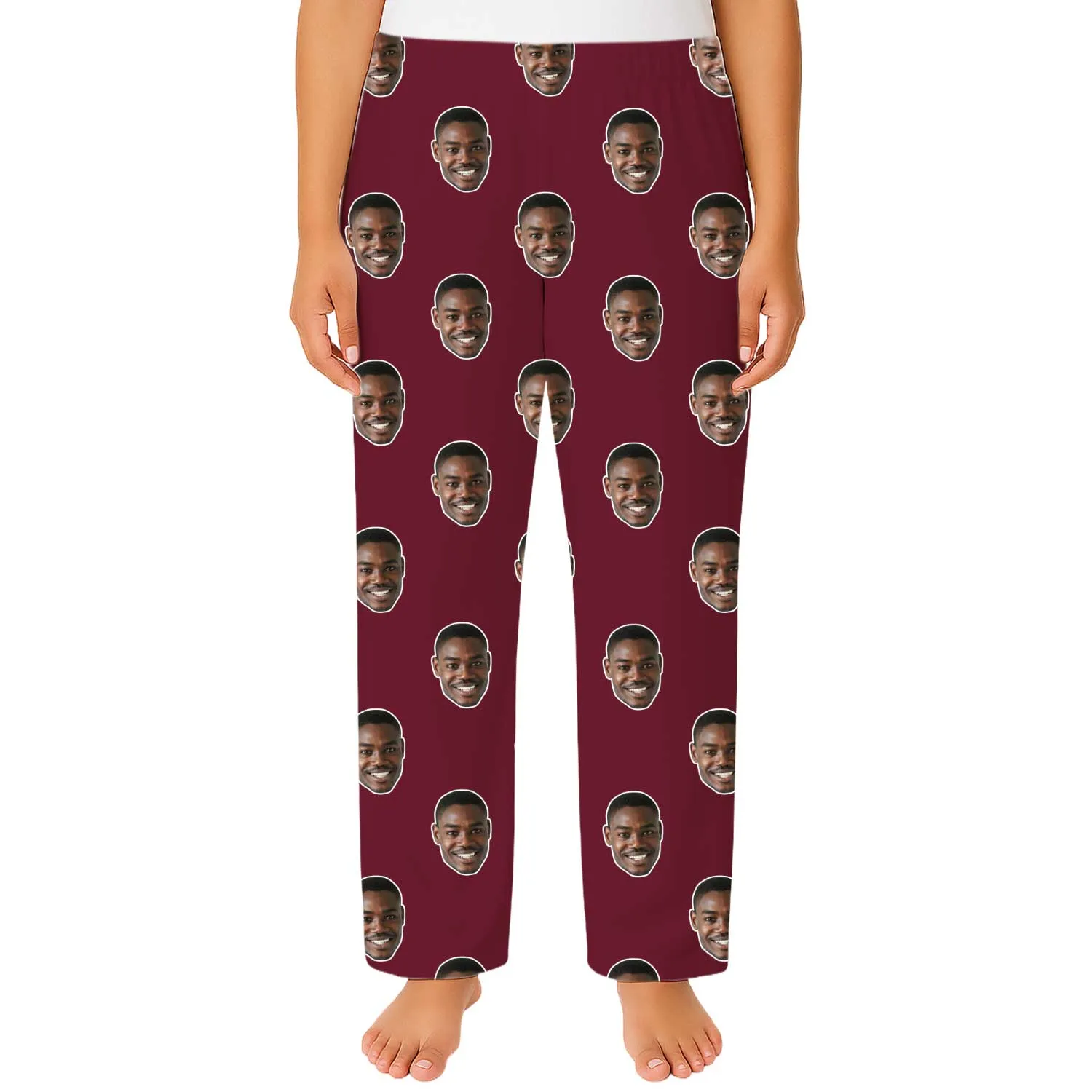 Your Face Women's Personalised PJ Bottoms sold by Super Socks product image thumbnail 3