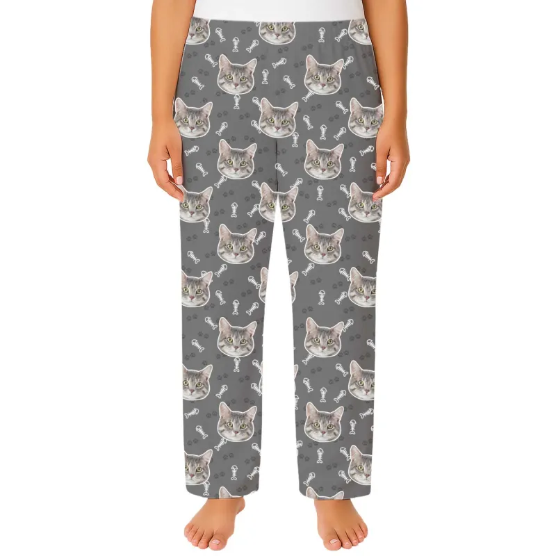 Your Cat Women's Personalised PJ Bottoms sold by Super Socks