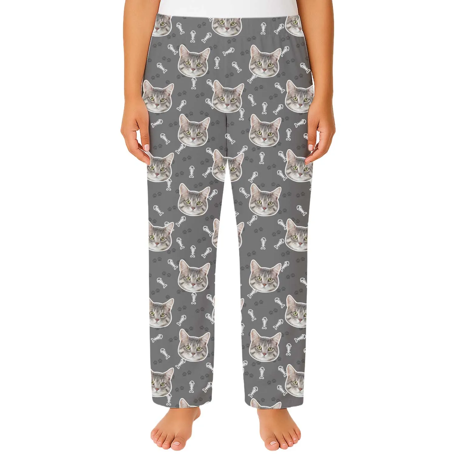 Your Cat Women's Personalised PJ Bottoms sold by Super Socks