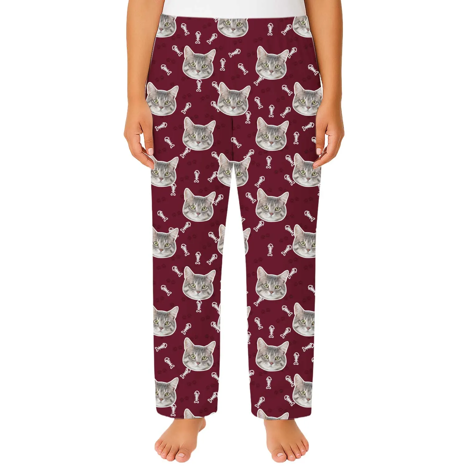 Your Cat Women's Personalised PJ Bottoms sold by Super Socks product image thumbnail 5