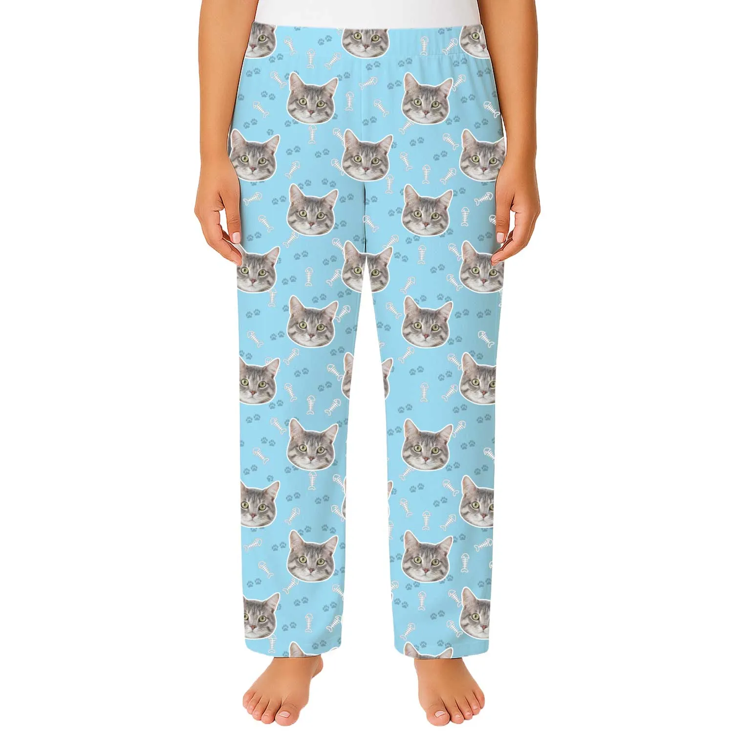 Your Cat Women's Personalised PJ Bottoms sold by Super Socks product image thumbnail 2