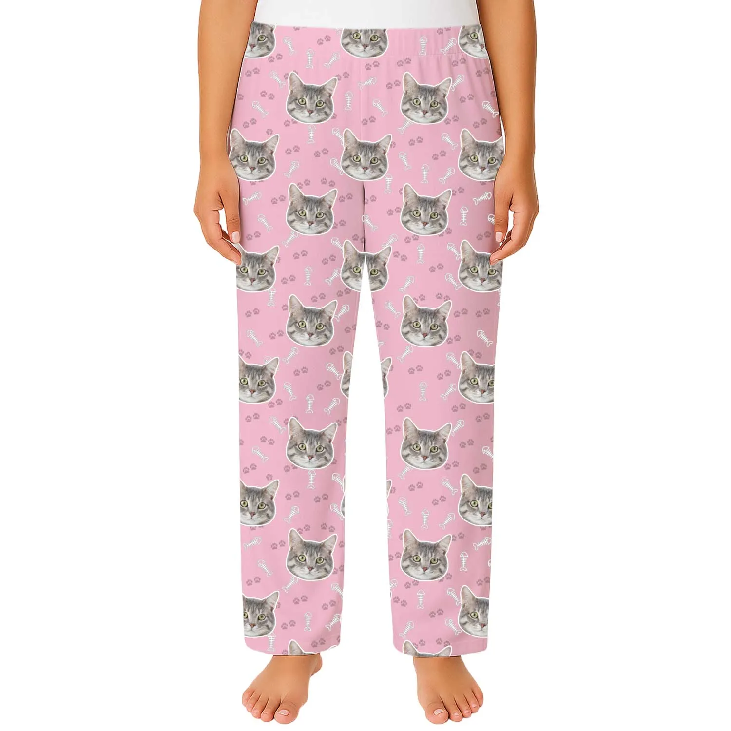 Your Cat Women's Personalised PJ Bottoms sold by Super Socks product image thumbnail 3