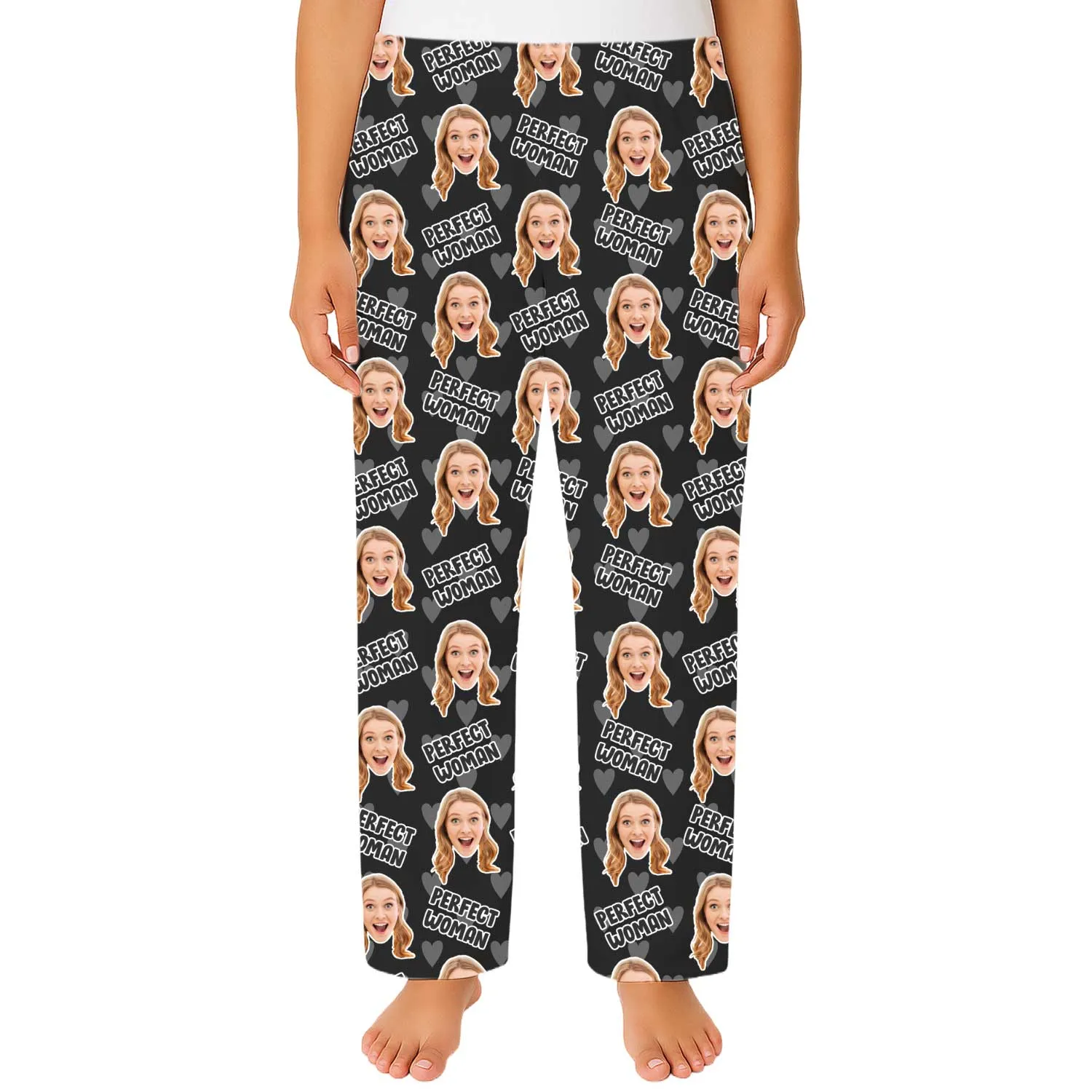 Women's Perfect Woman Personalised PJ Bottoms sold by Super Socks product image thumbnail 4