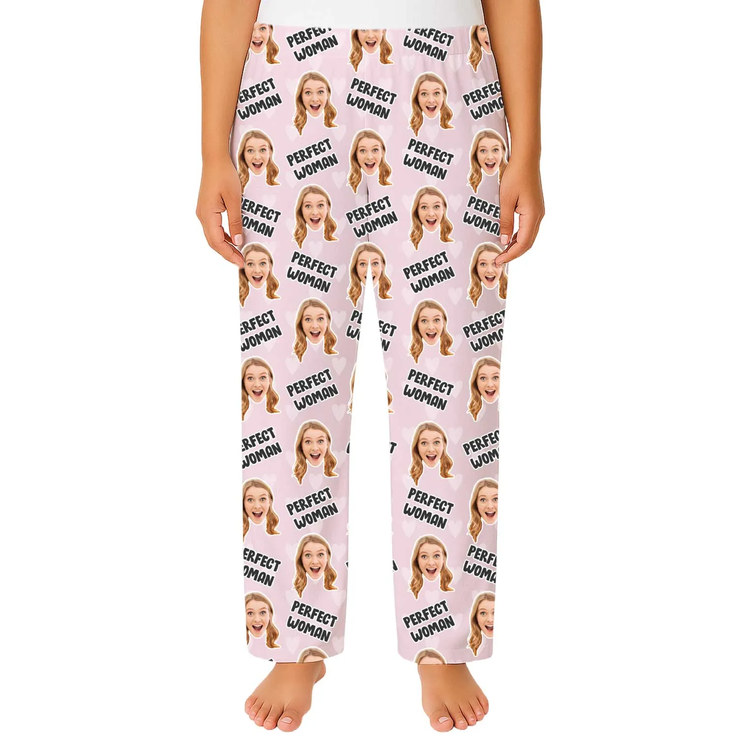 Women's Perfect Woman Personalised PJ Bottoms sold by Super Socks product image thumbnail 3