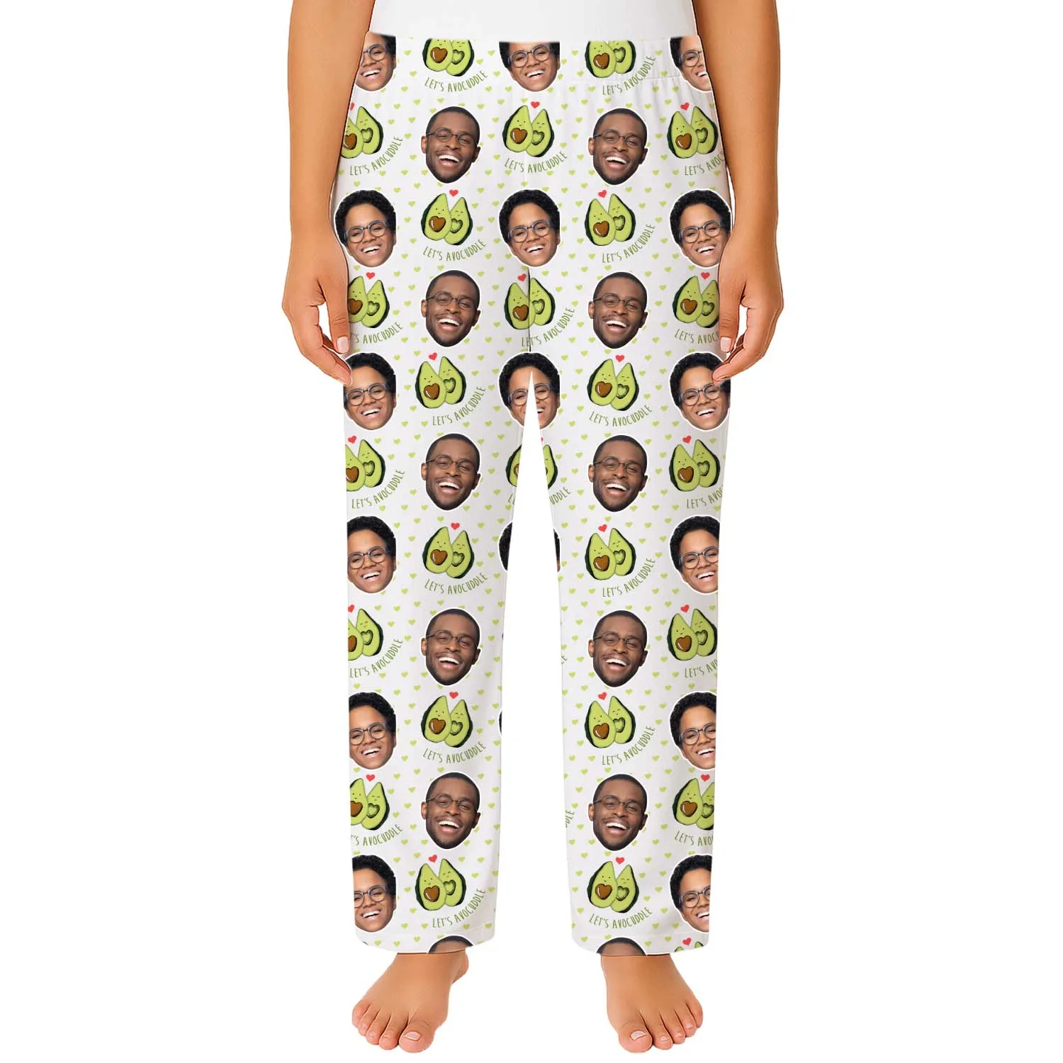 Women's Let's Avocuddle PJ Bottoms sold by Super Socks