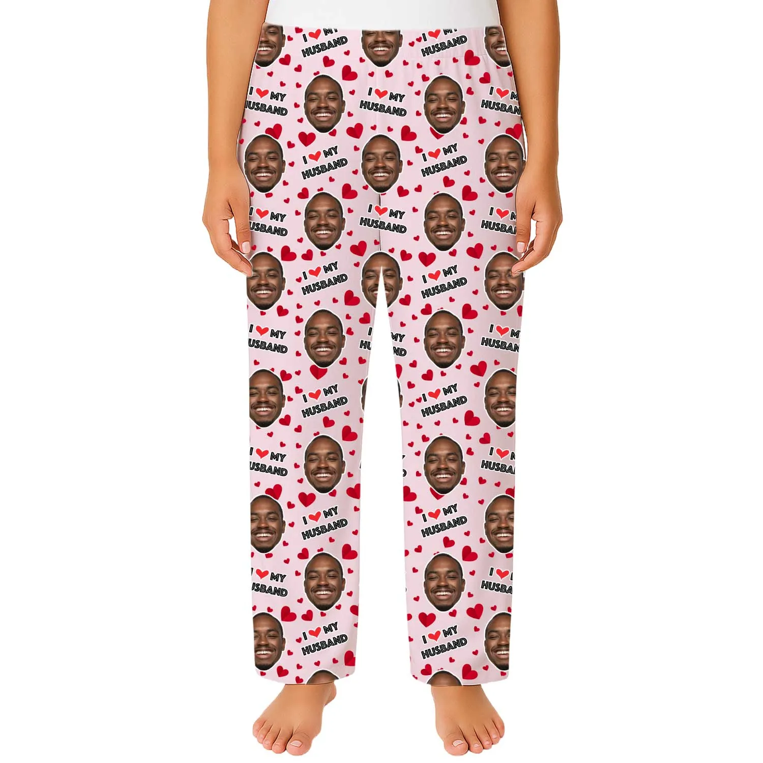 Women's I Love My Husband PJ Bottoms sold by Super Socks product image thumbnail 2