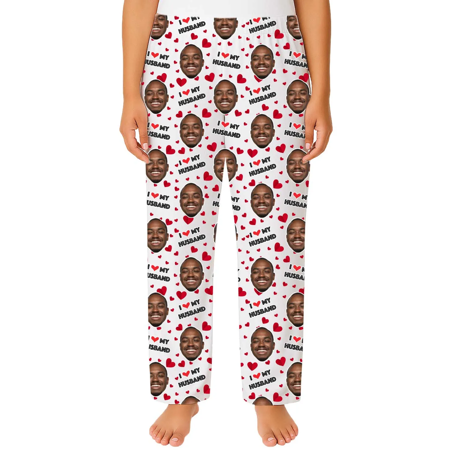 Women's I Love My Husband PJ Bottoms sold by Super Socks product image thumbnail 3