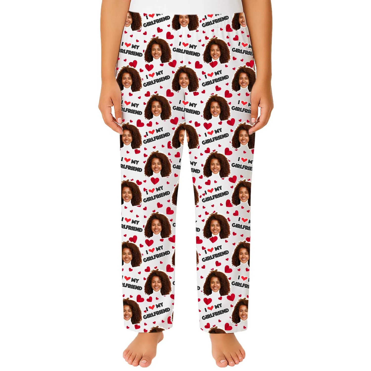 Women's I Love My Girlfriend PJ Bottoms sold by Super Socks product image thumbnail 3