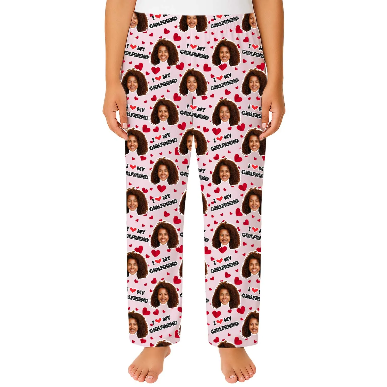 Women's I Love My Girlfriend PJ Bottoms sold by Super Socks