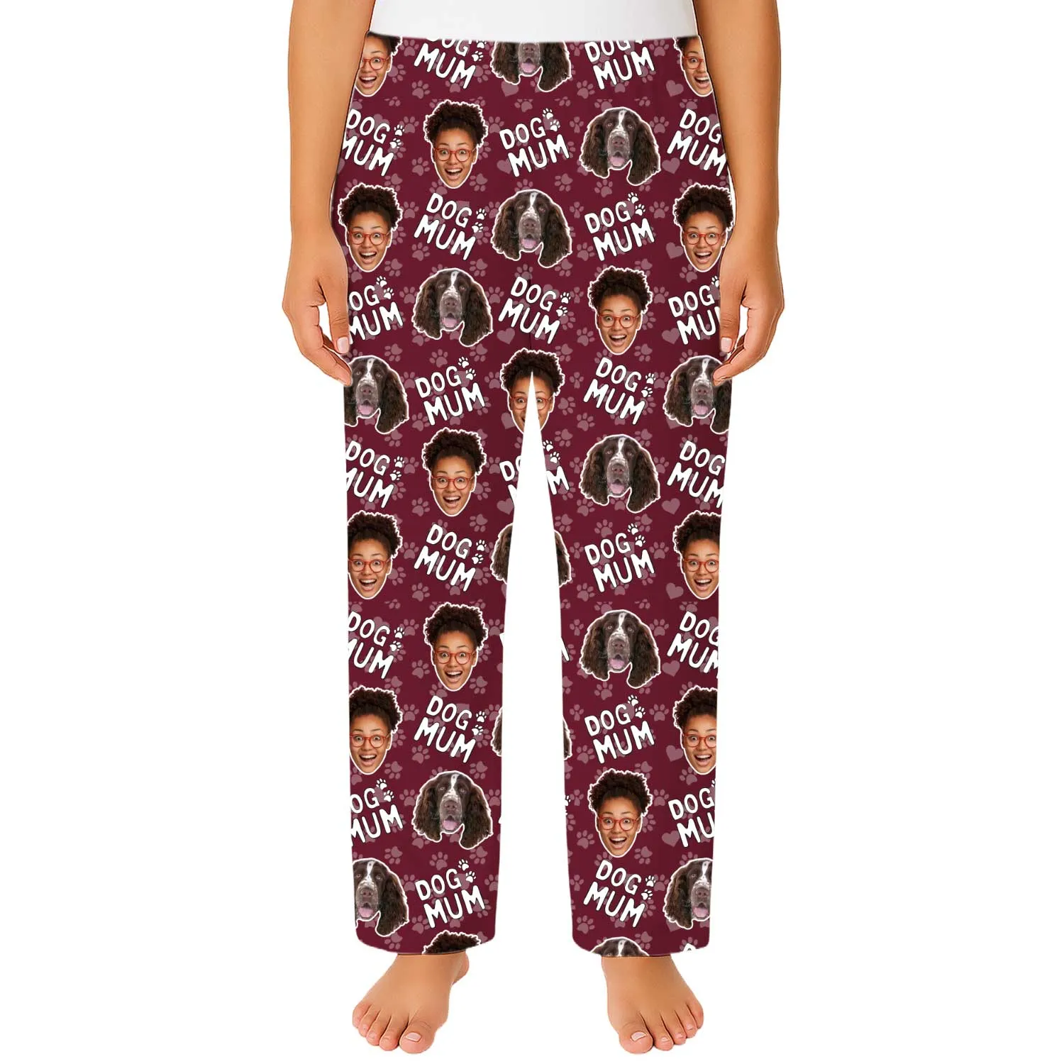 Women's Dog Mum Personalised PJ Bottoms sold by Super Socks product image thumbnail 5