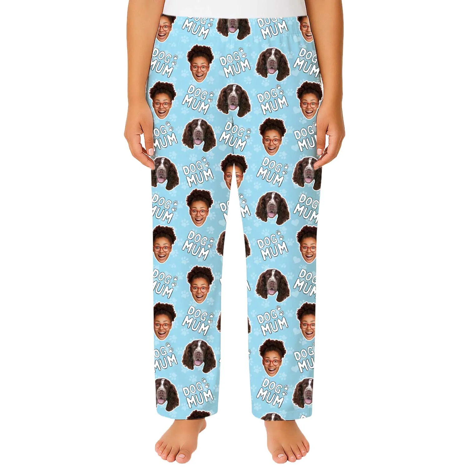 Women's Dog Mum Personalised PJ Bottoms sold by Super Socks product image thumbnail 2