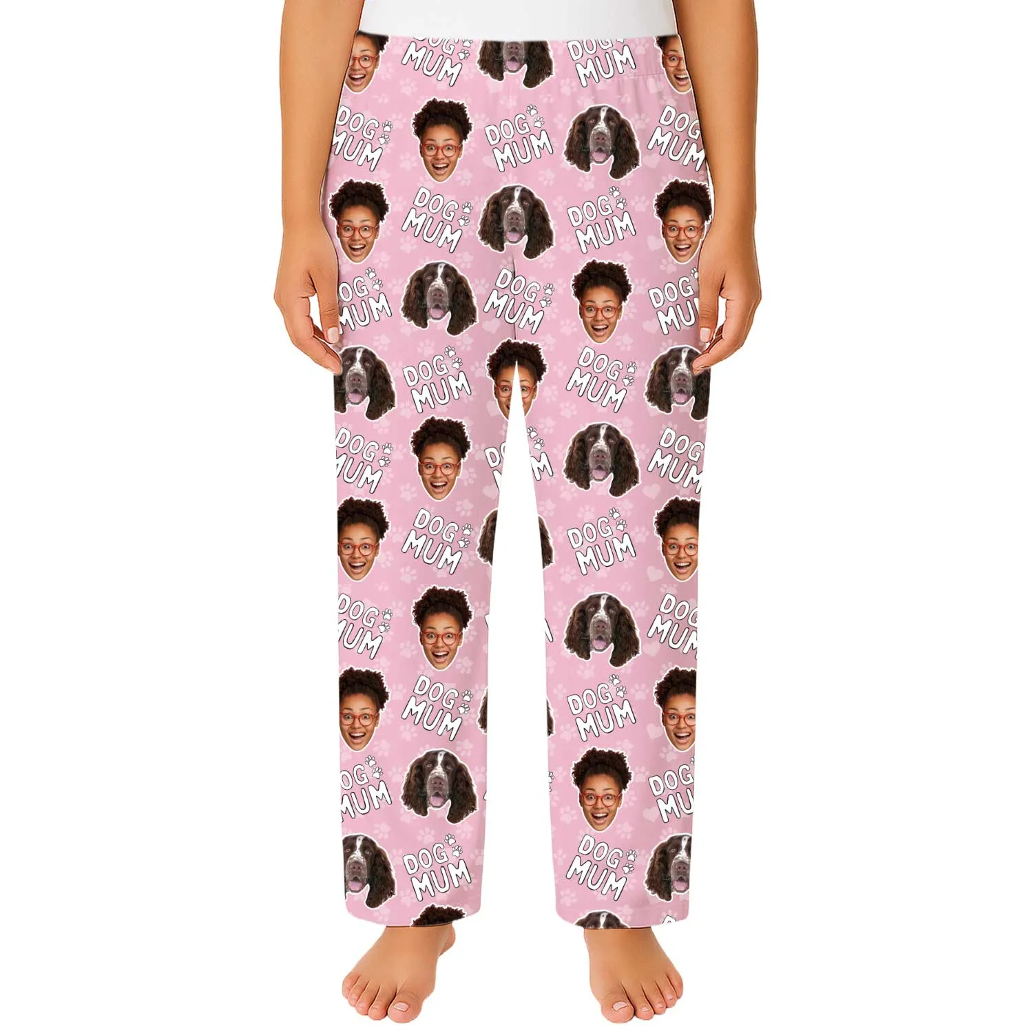 Women's Dog Mum Personalised PJ Bottoms sold by Super Socks product image thumbnail 3