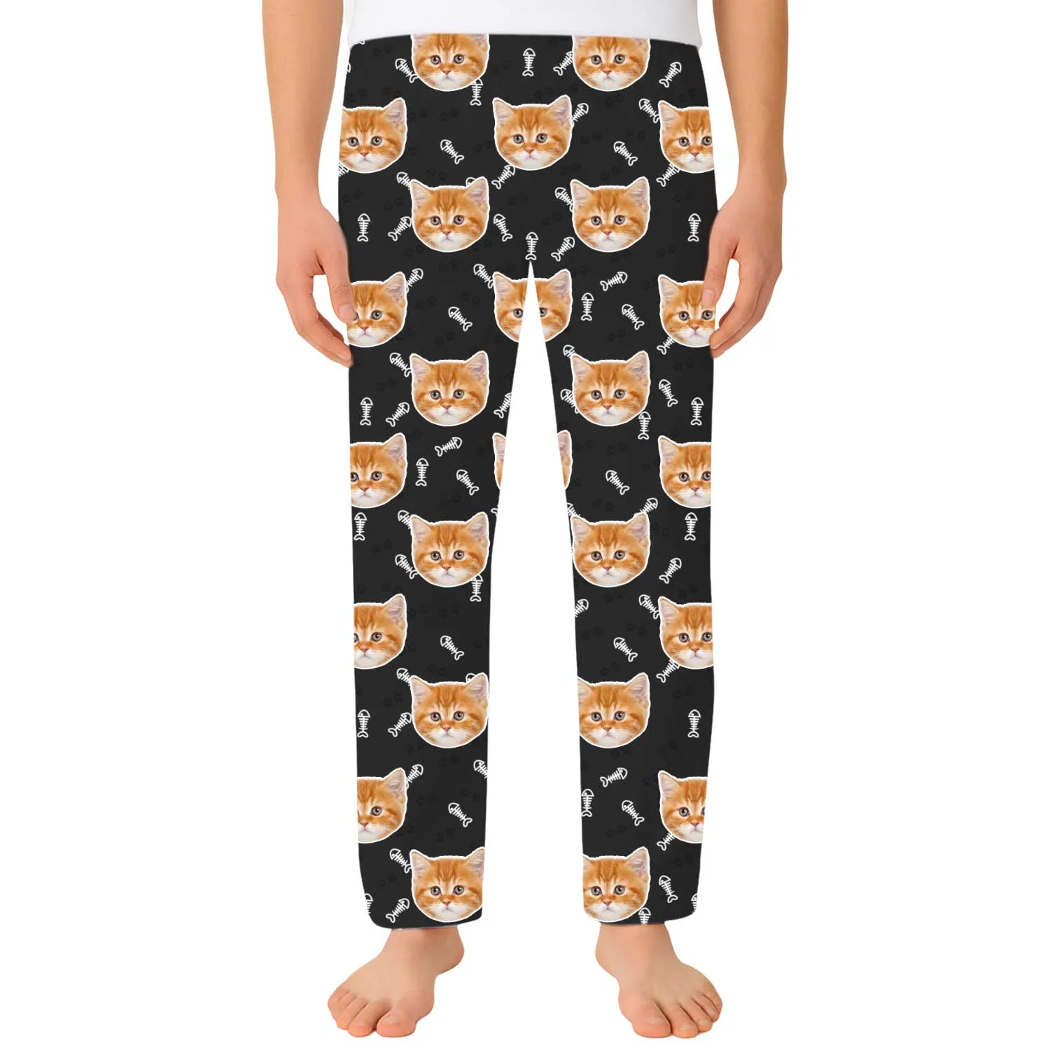 Your Cat Men's Personalised PJ Bottoms sold by Super Socks product image thumbnail 3