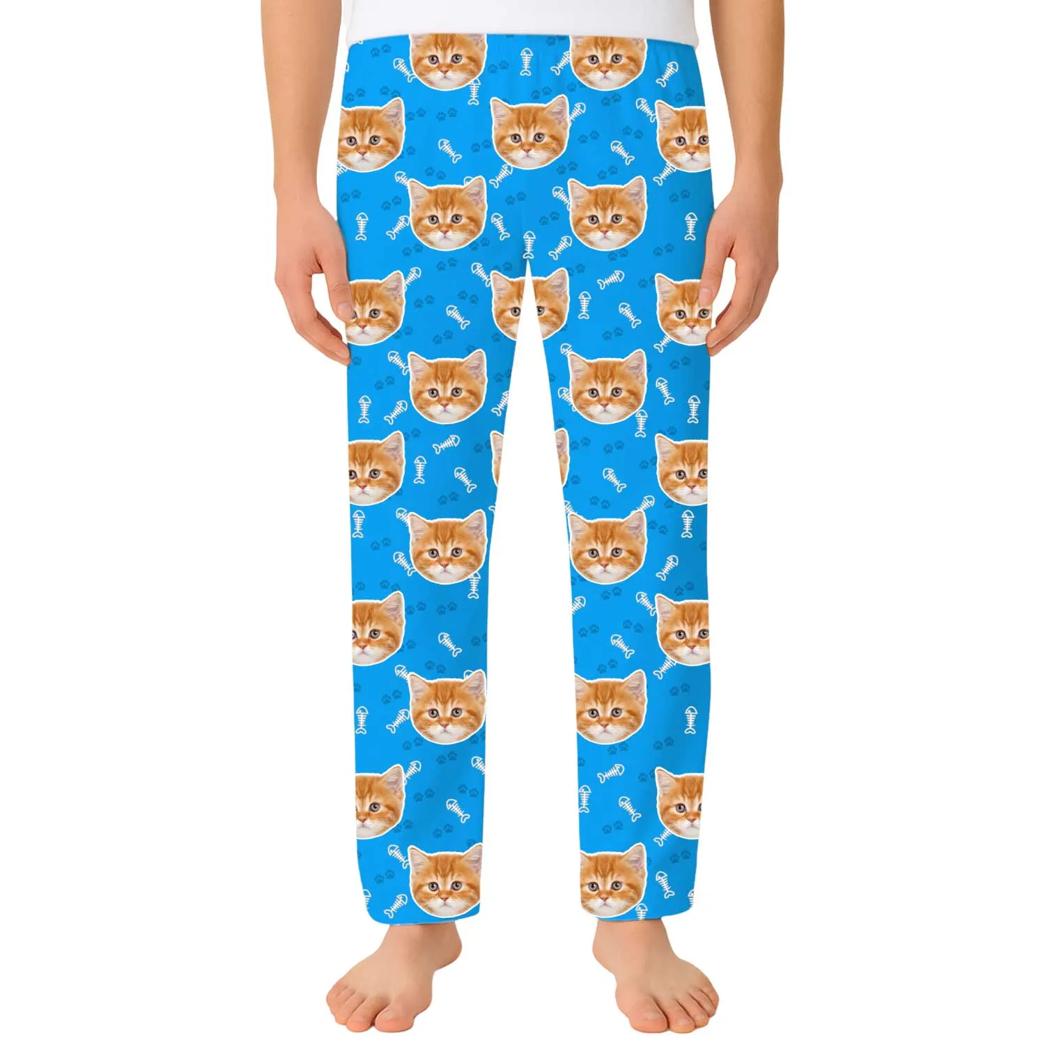 Your Cat Men's Personalised PJ Bottoms sold by Super Socks product image thumbnail 4