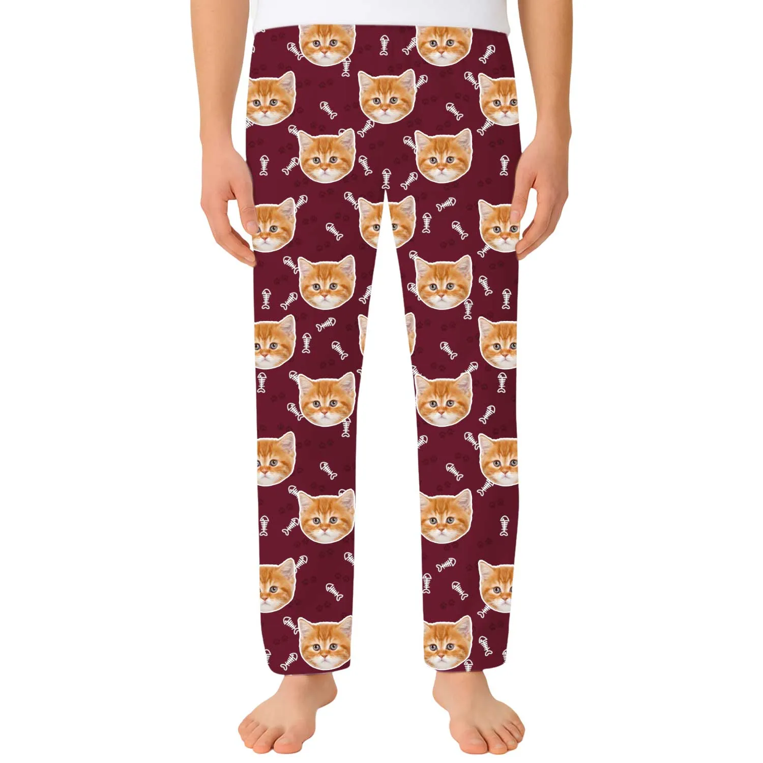 Your Cat Men's Personalised PJ Bottoms sold by Super Socks product image thumbnail 5