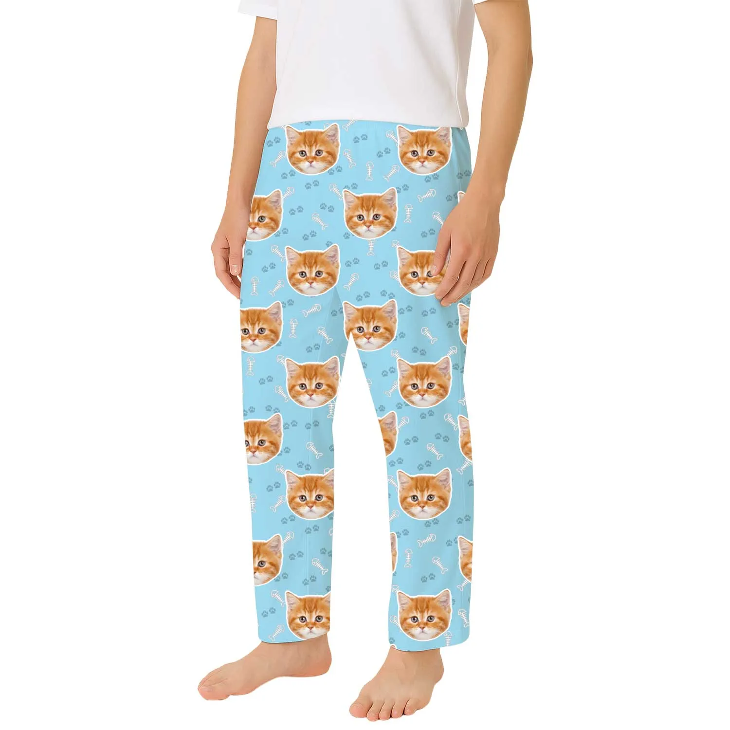 Your Cat Men's Personalised PJ Bottoms sold by Super Socks product image thumbnail 2