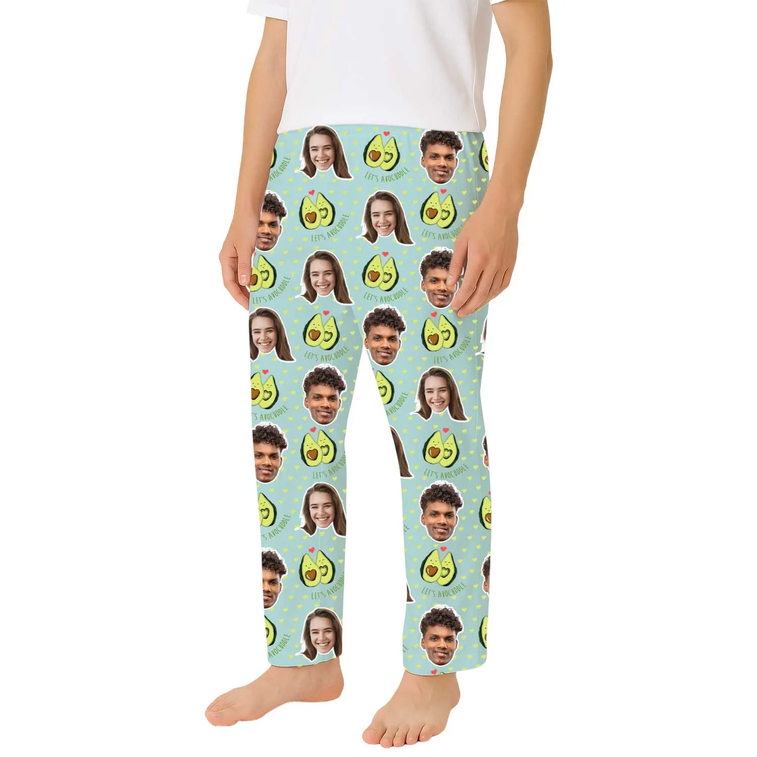 Men's Let's Avocuddle PJ Bottoms sold by Super Socks product image thumbnail 2
