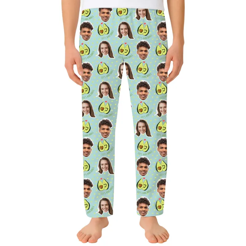 Men's Let's Avocuddle PJ Bottoms sold by Super Socks