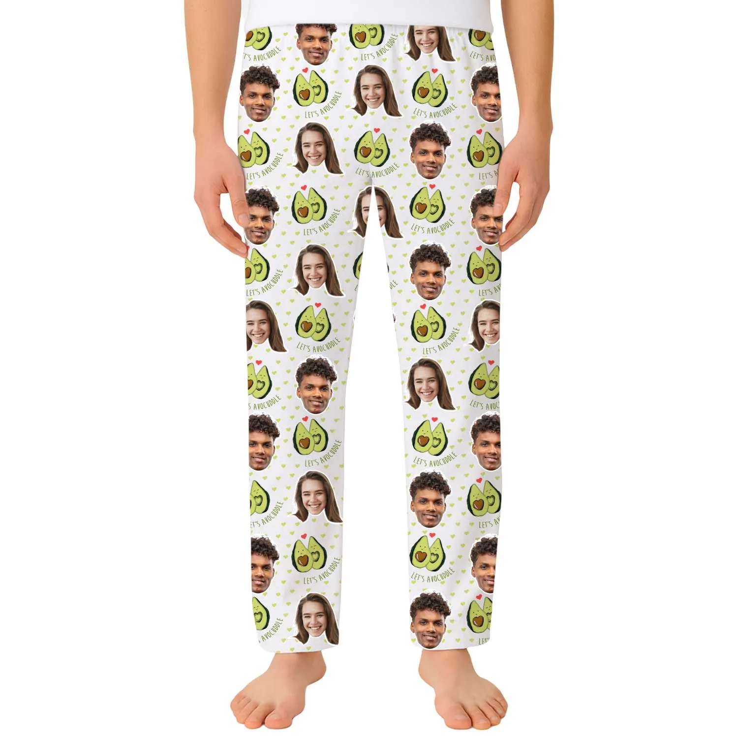 Men's Let's Avocuddle PJ Bottoms sold by Super Socks product image thumbnail 3
