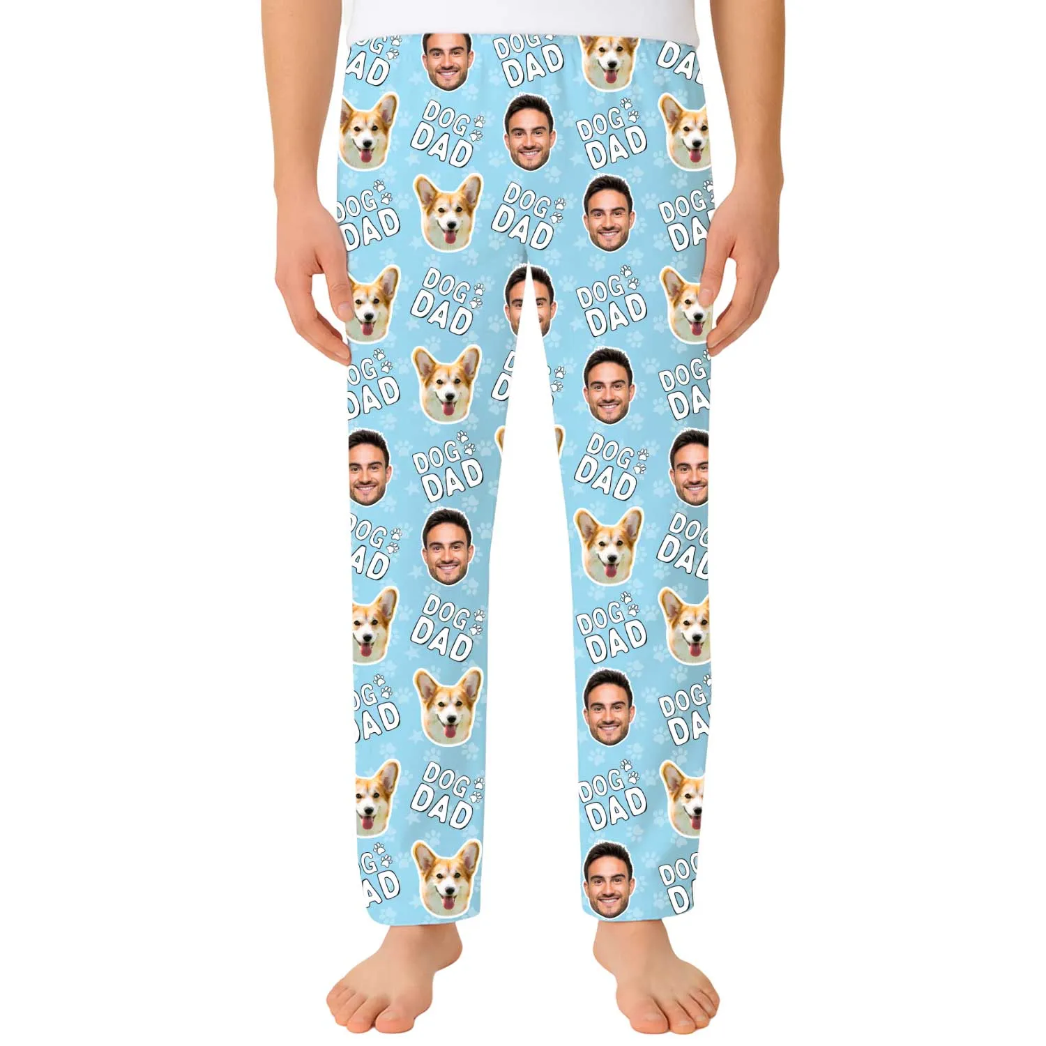 Men's Dog Dad Personalised PJ Bottoms sold by Super Socks product image thumbnail 3