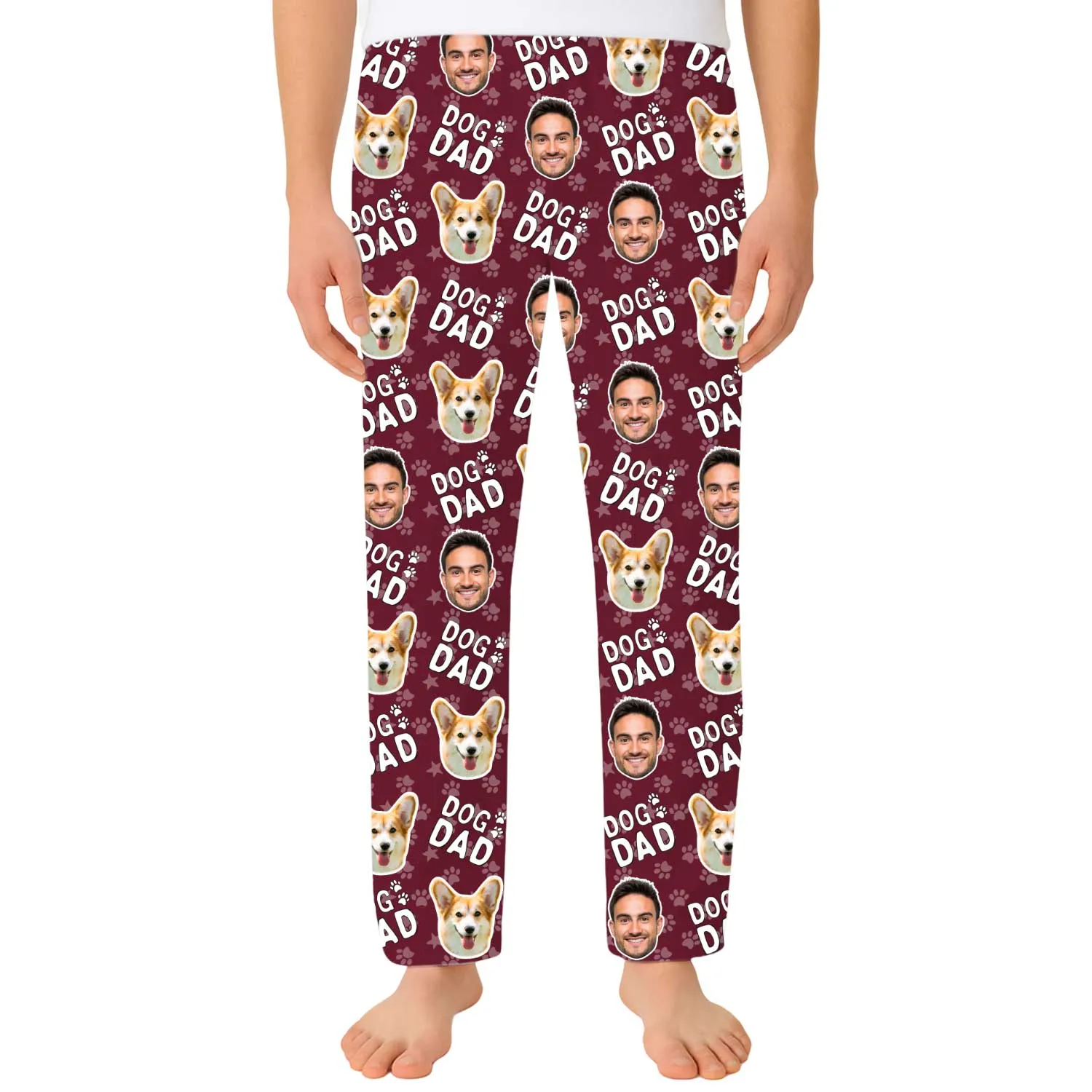 Men's Dog Dad Personalised PJ Bottoms sold by Super Socks product image thumbnail 5