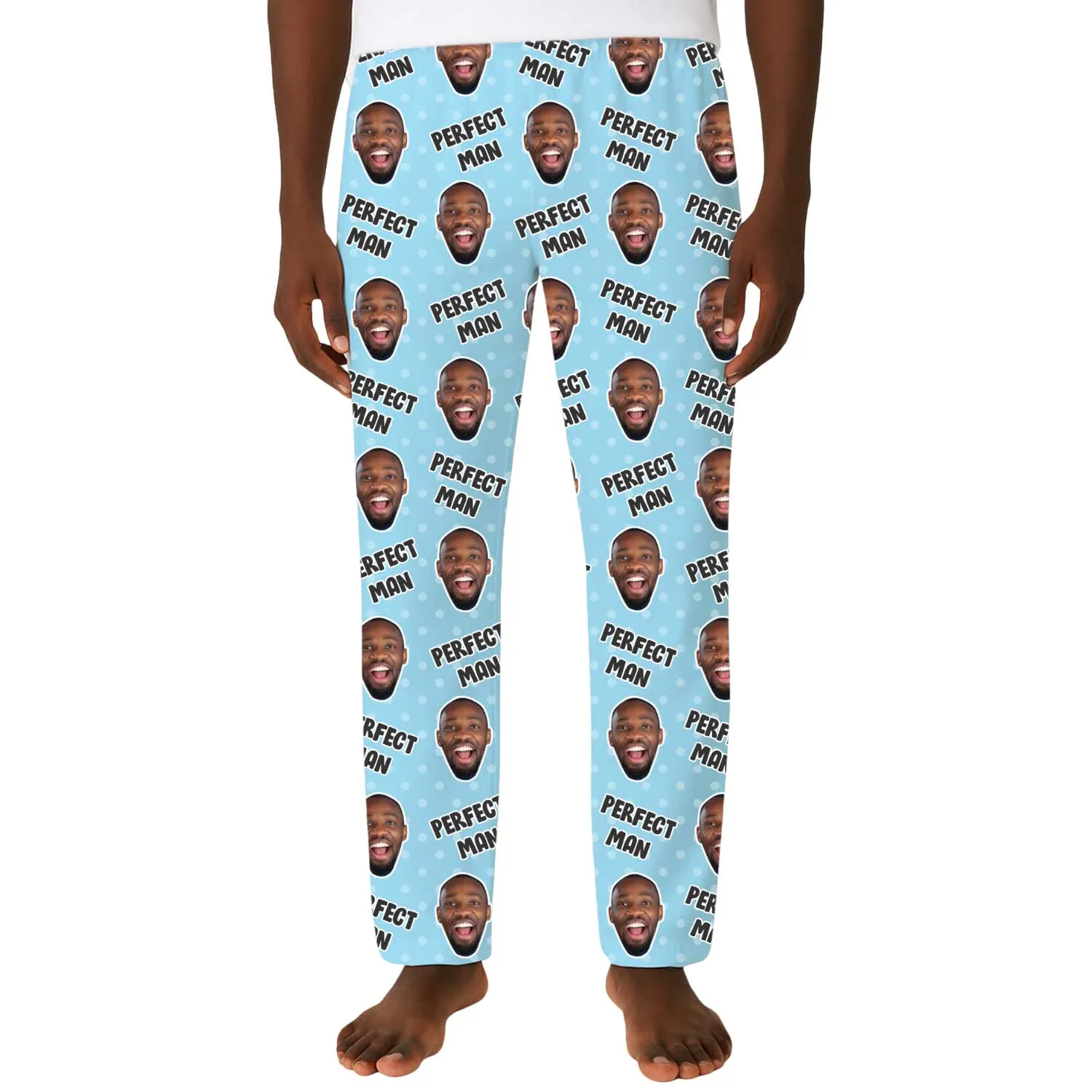 Men's Perfect Man Personalised PJ Bottoms sold by Super Socks product image thumbnail 3