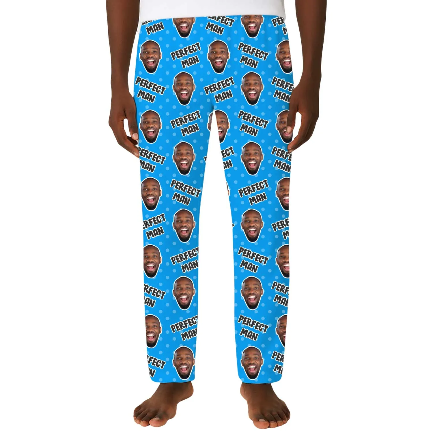Men's Perfect Man Personalised PJ Bottoms sold by Super Socks product image thumbnail 5
