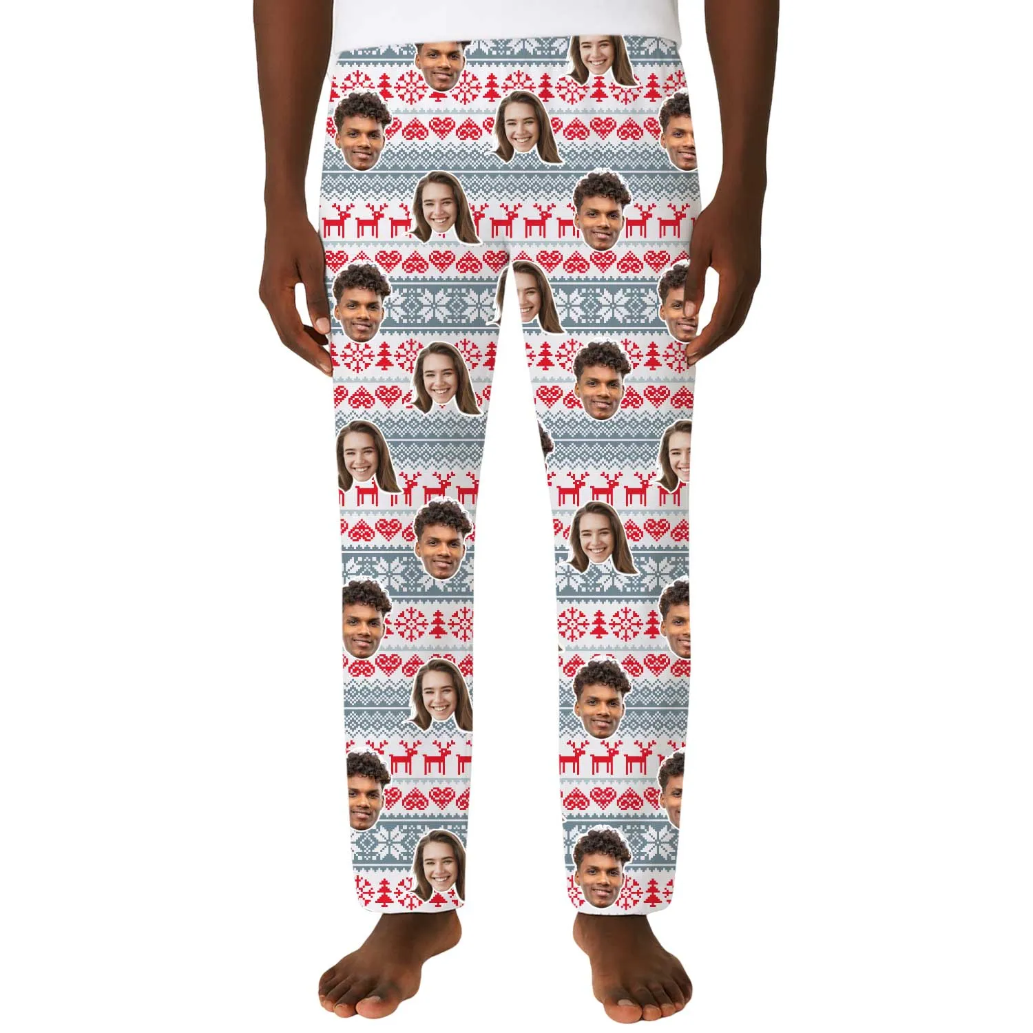 Christmas Nordic Custom Men's PJ Bottoms sold by Super Socks