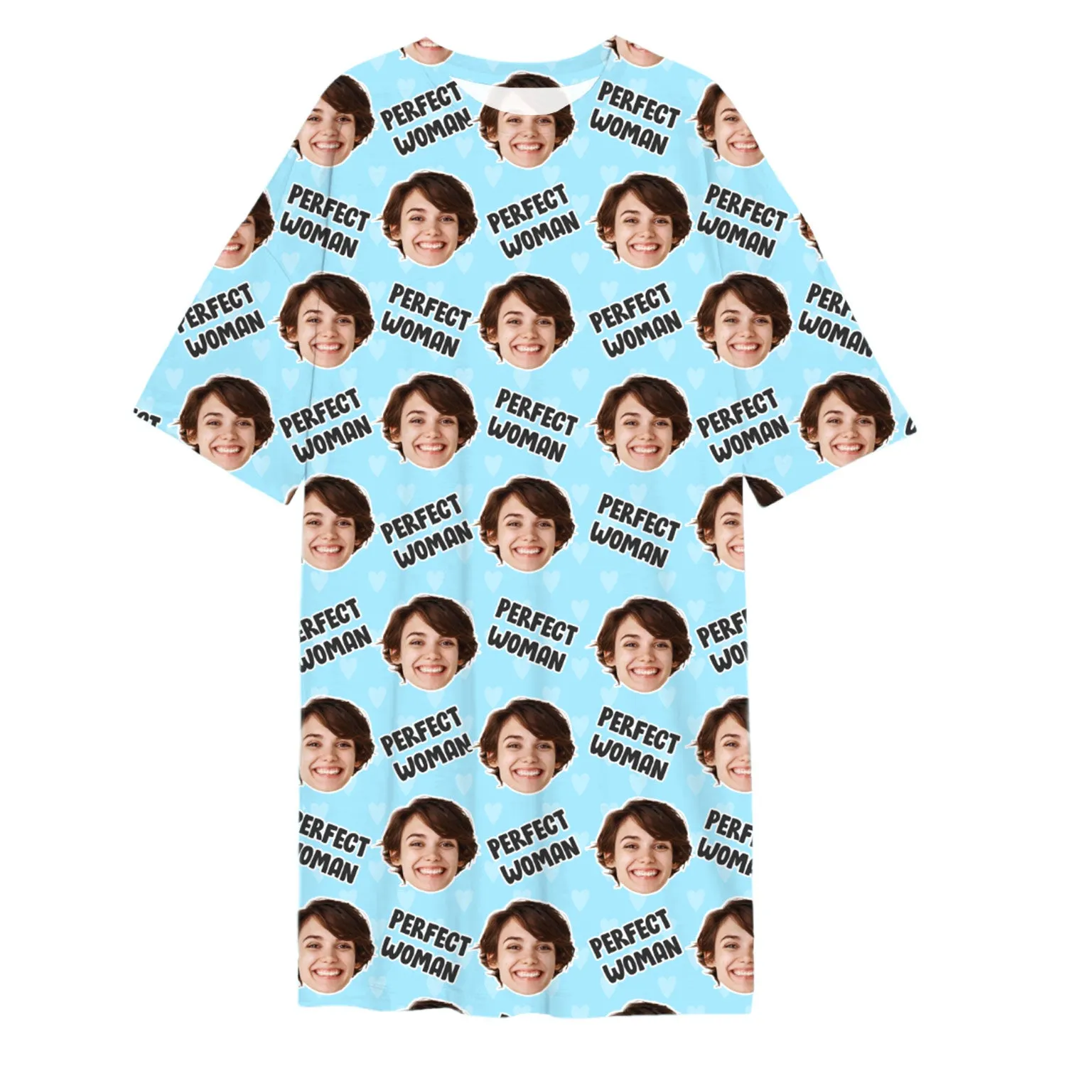 Perfect Woman Custom Sleep Tee sold by Super Socks product image thumbnail 2