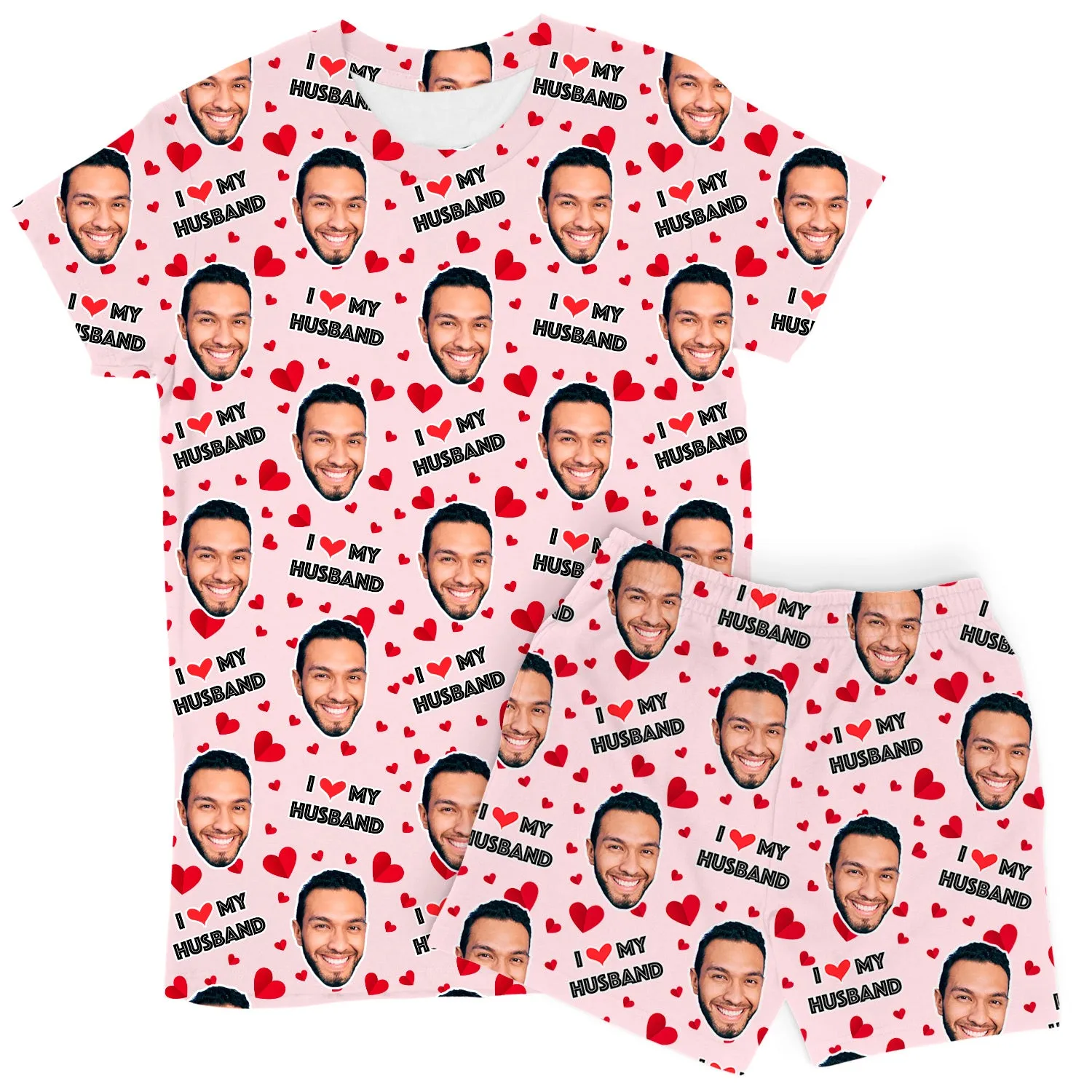 Women's I Love My Husband PJs - Shorts Set sold by Super Socks