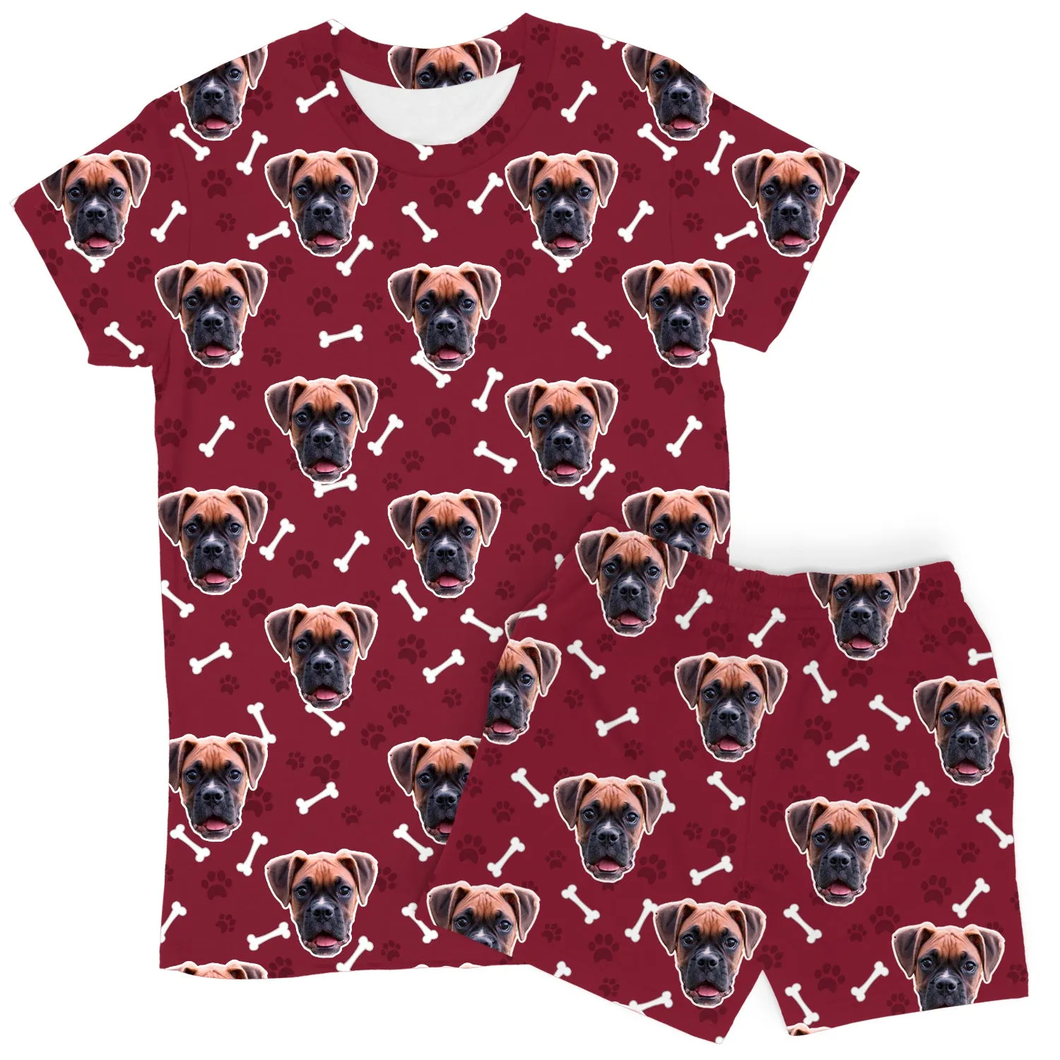 Your Dog Women's Personalised PJs - Shorts Set sold by Super Socks product image thumbnail 5