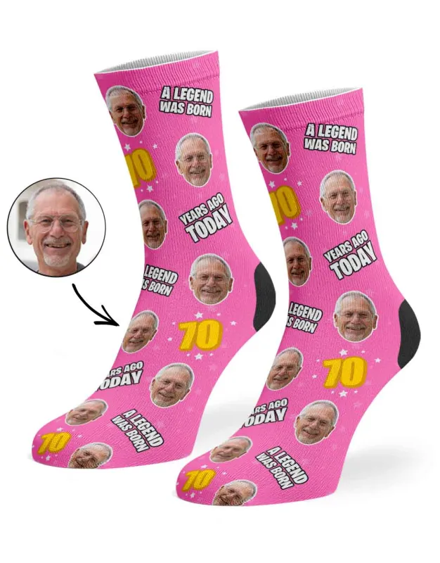 A Legend Was Born 70 Years Ago Today Socks sold by Super Socks