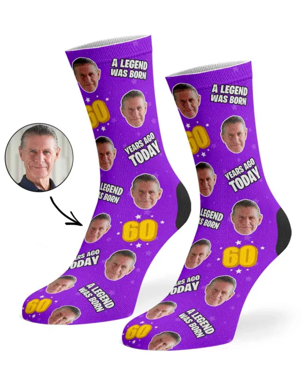 A Legend Was Born 60 Years Ago Today Socks sold by Super Socks