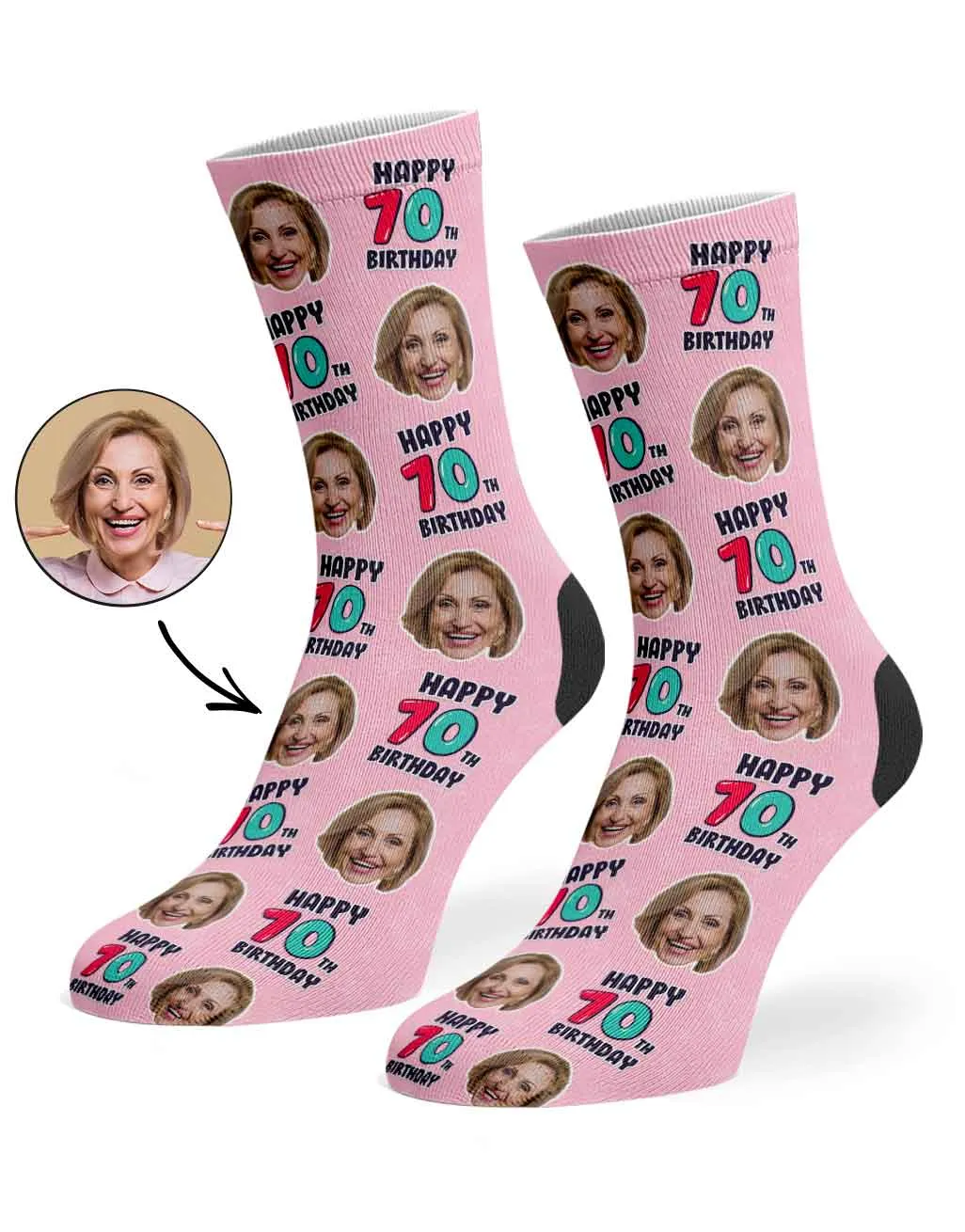 70th Birthday Socks sold by Super Socks product image thumbnail 3