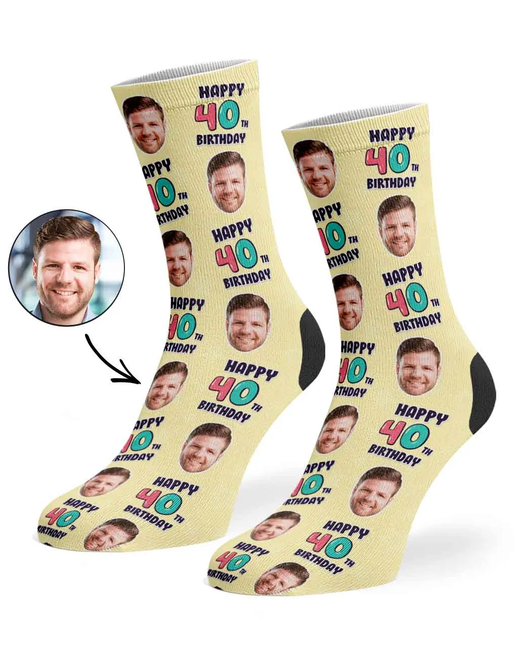 40th Birthday Socks sold by Super Socks product image thumbnail 5