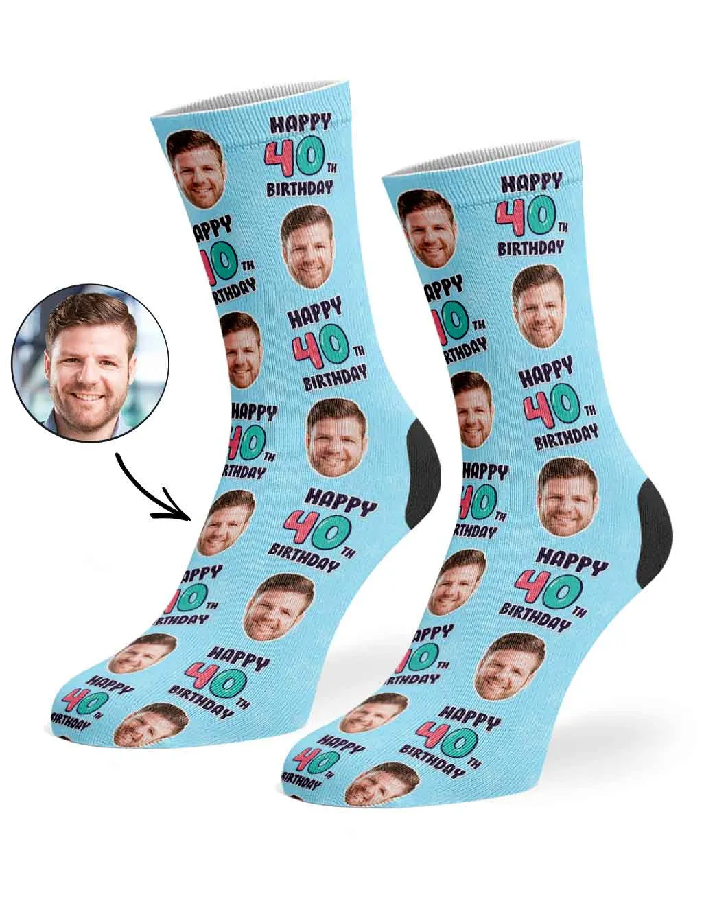 40th Birthday Socks sold by Super Socks product image thumbnail 2
