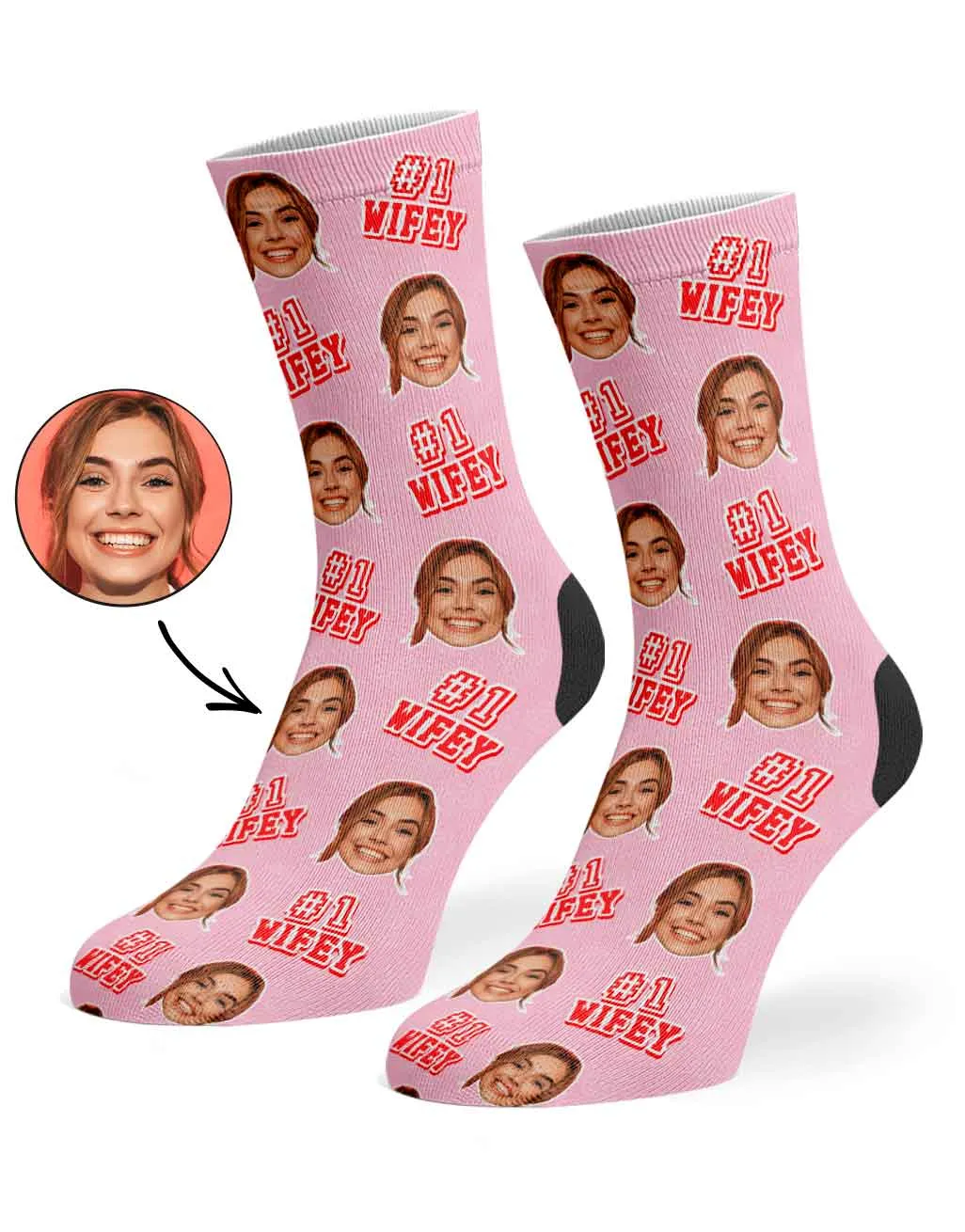 #1 Wifey Socks sold by Super Socks product image thumbnail 3