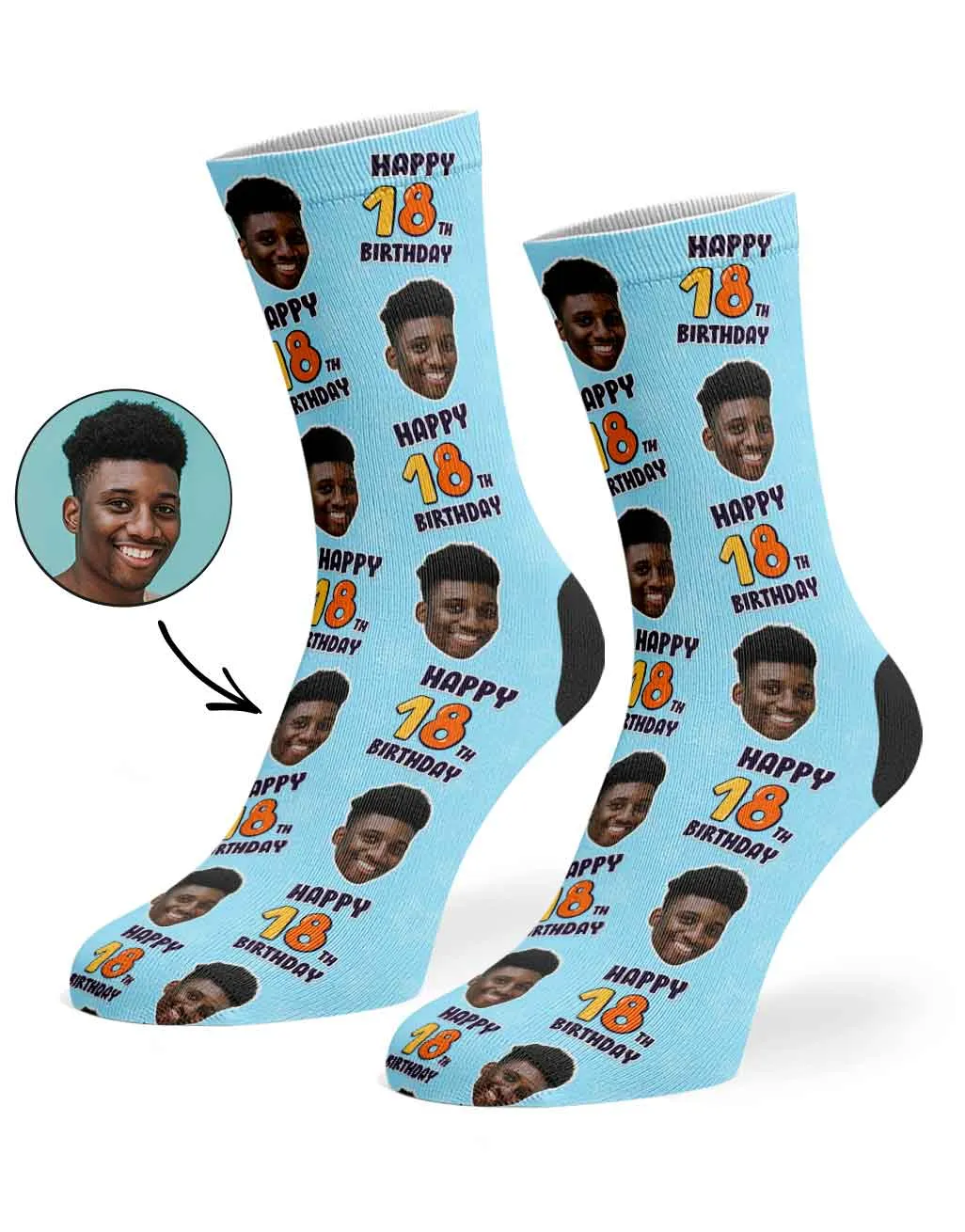 18th Birthday Socks sold by Super Socks