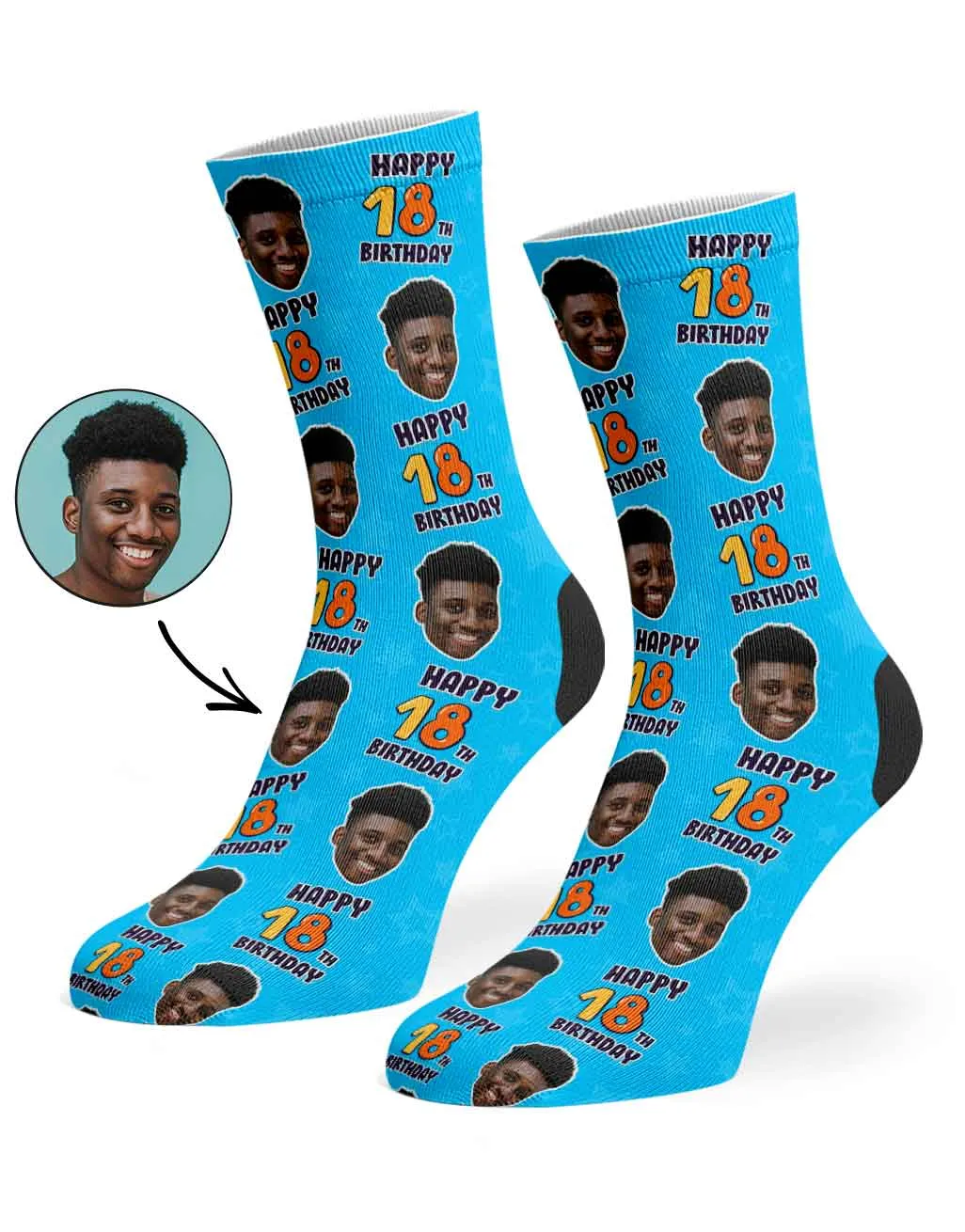 18th Birthday Socks sold by Super Socks product image thumbnail 4