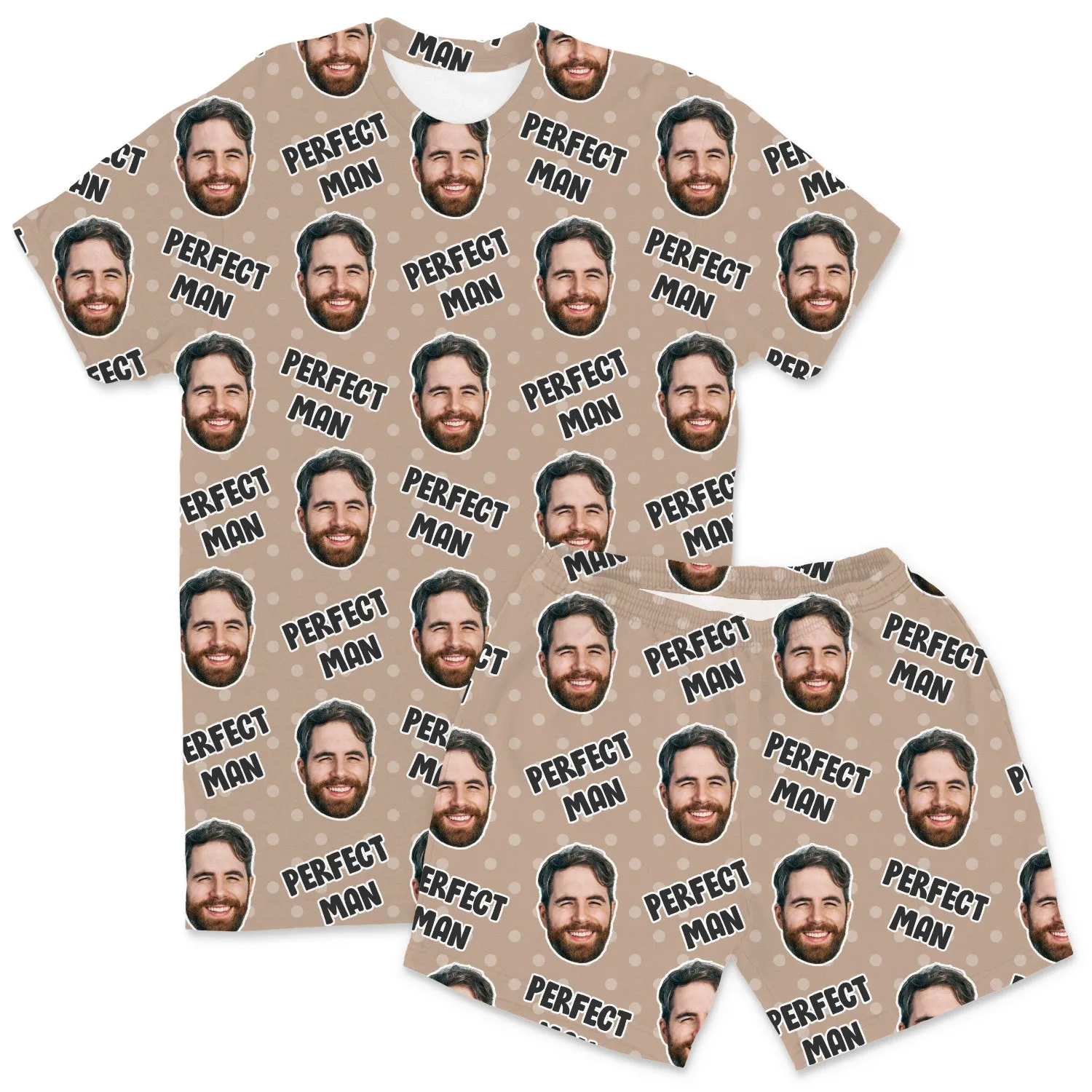 Men's Perfect Man Personalised PJs - Shorts Set sold by Super Socks product image thumbnail 5