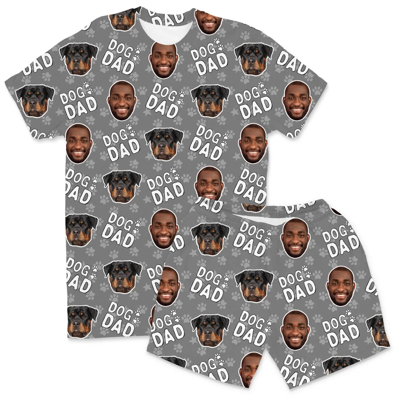 Men's Dog Dad Personalised PJs - Shorts Set sold by Super Socks product image thumbnail 4