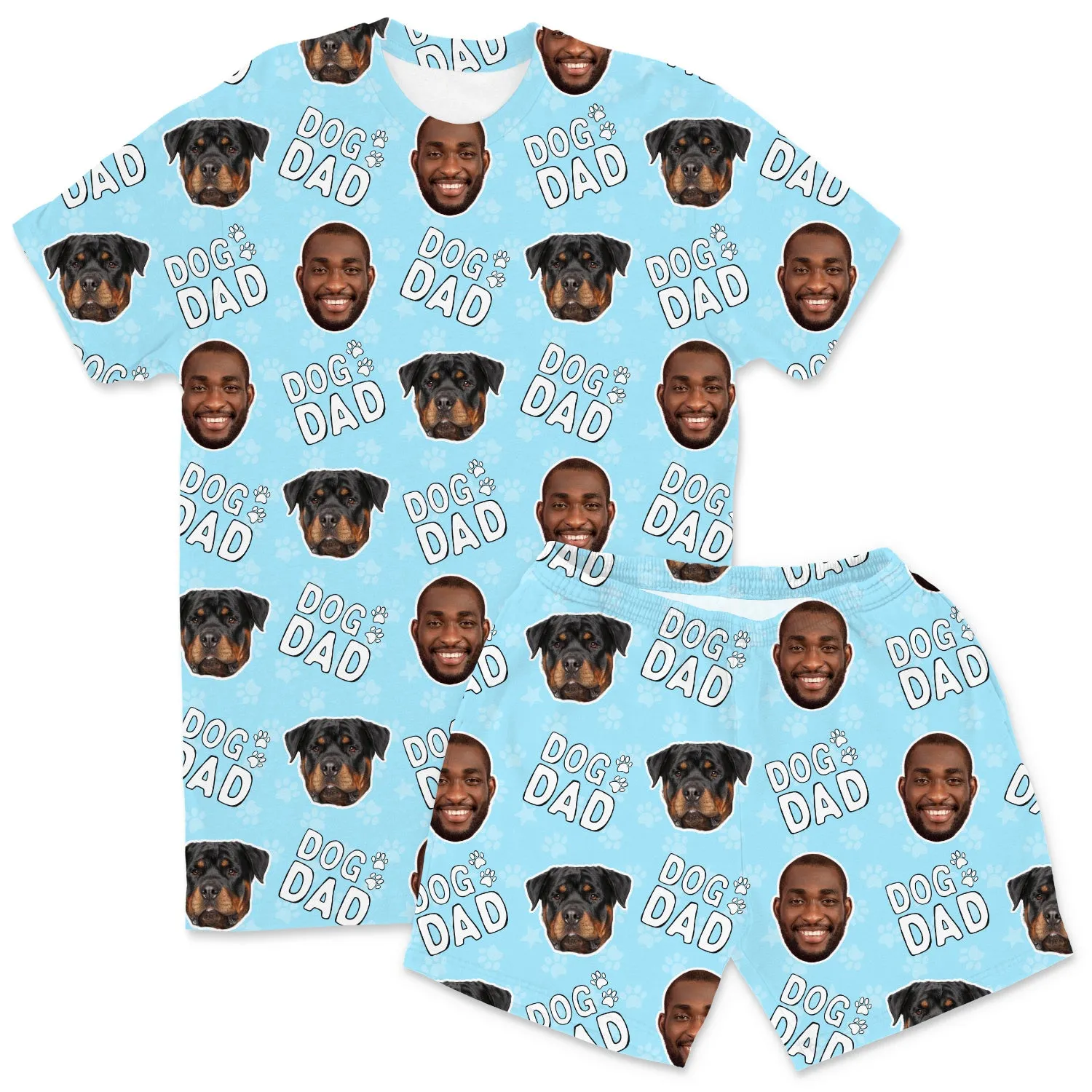 Men's Dog Dad Personalised PJs - Shorts Set sold by Super Socks product image thumbnail 2