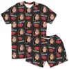 Men's I Love You Personalised PJs - Shorts Set sold by Super Socks