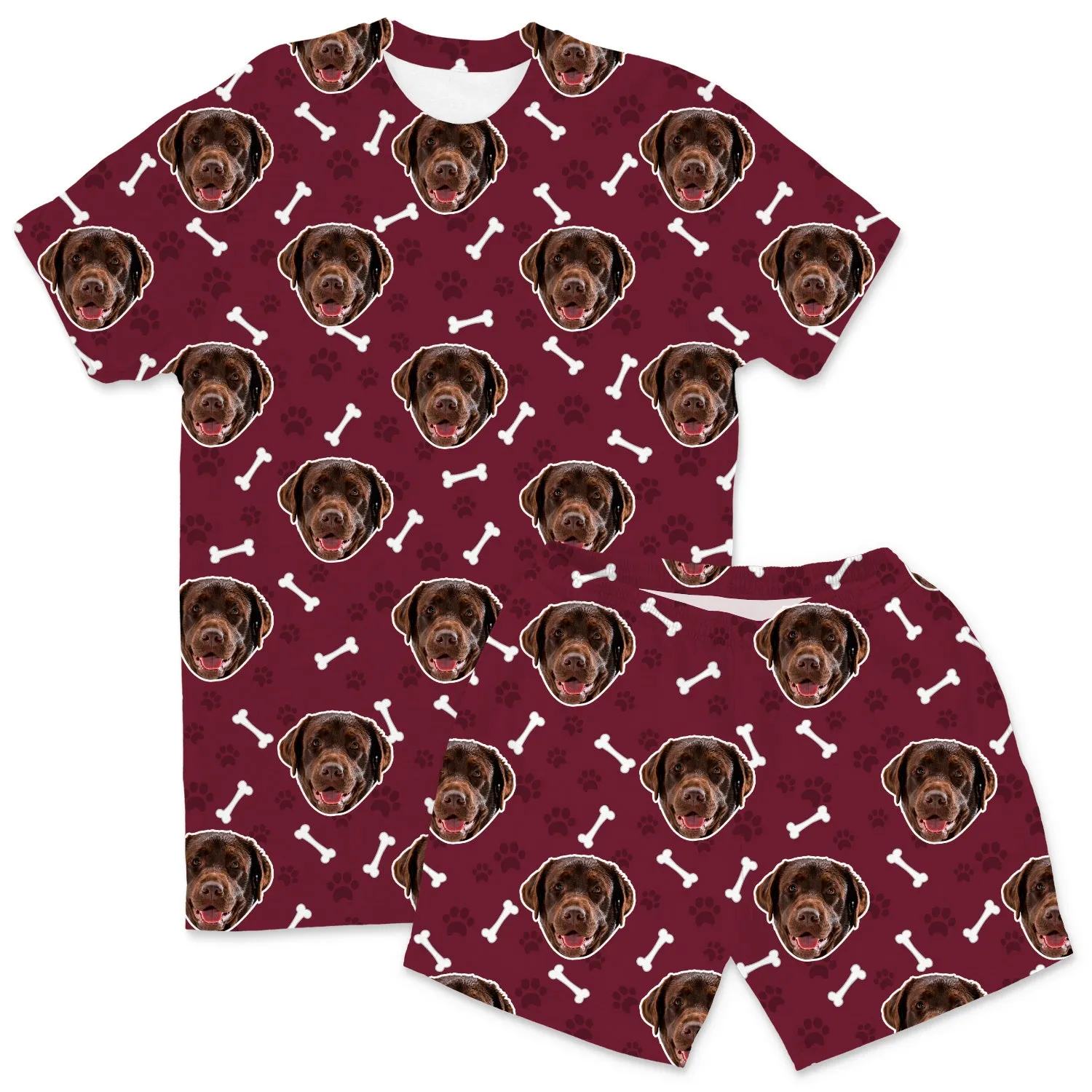 Your Dog Men's Personalised Pyjamas - Shorts Set sold by Super Socks product image thumbnail 4