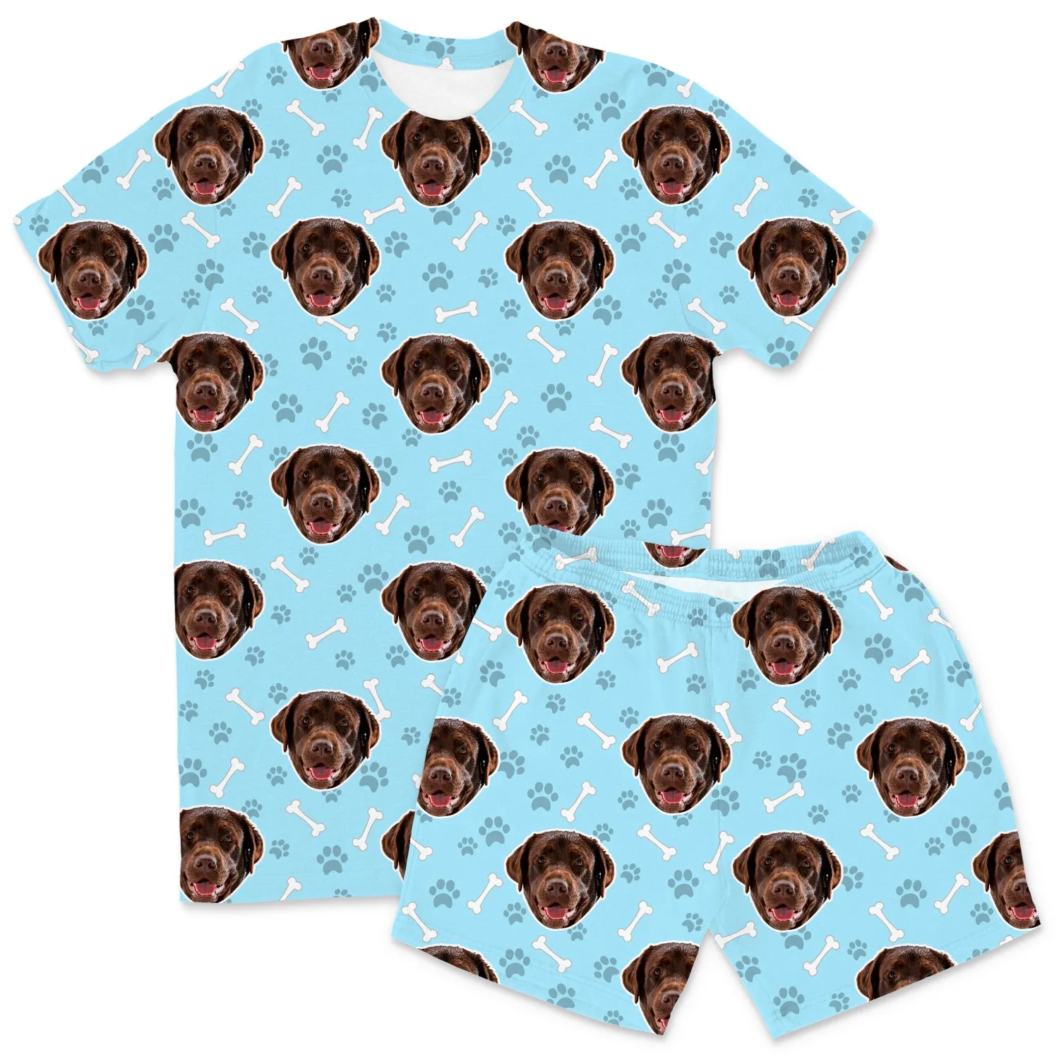 Your Dog Men's Personalised Pyjamas - Shorts Set sold by Super Socks product image thumbnail 3