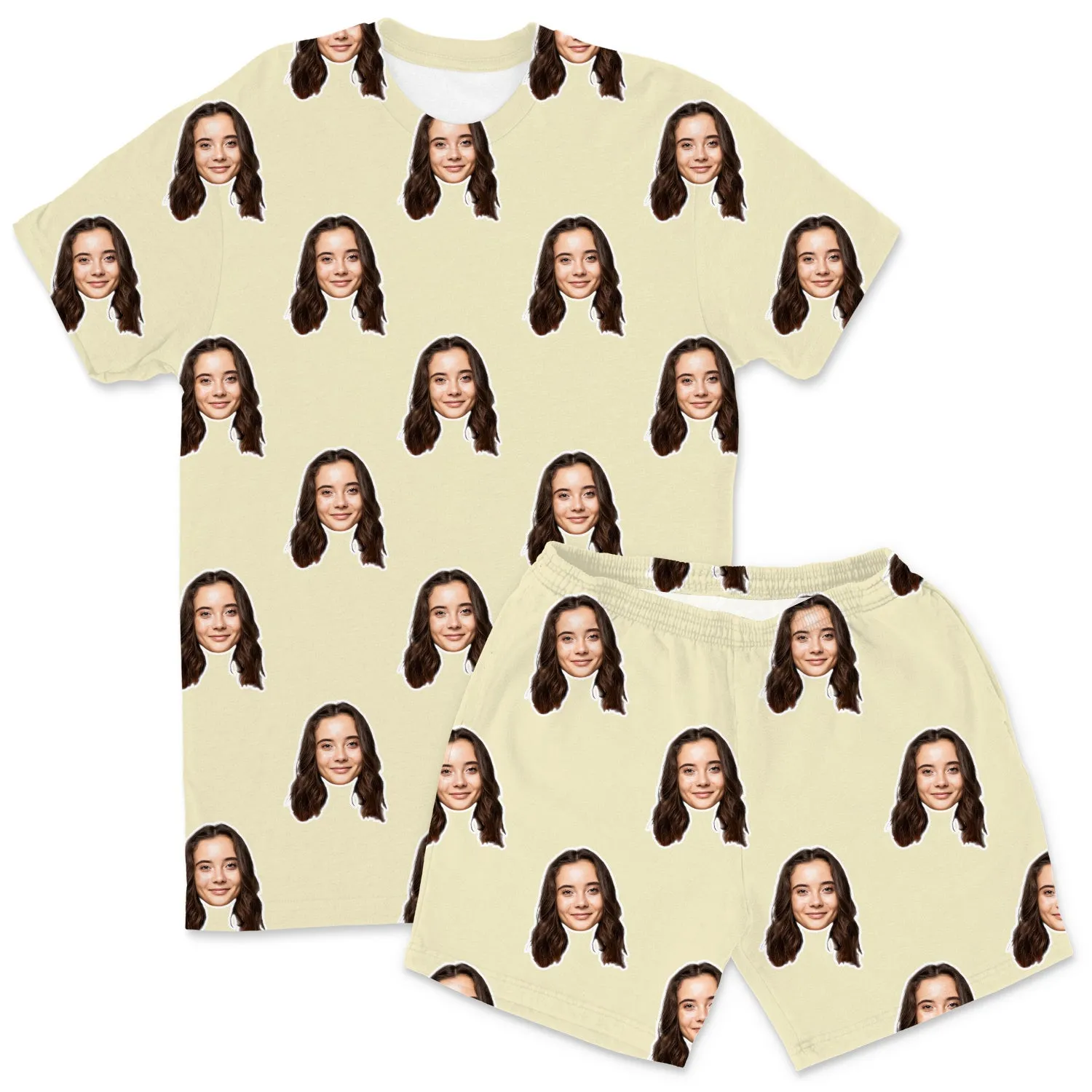 Personalised Men's Pyjamas - Your Face Shorts Set sold by Super Socks product image thumbnail 5